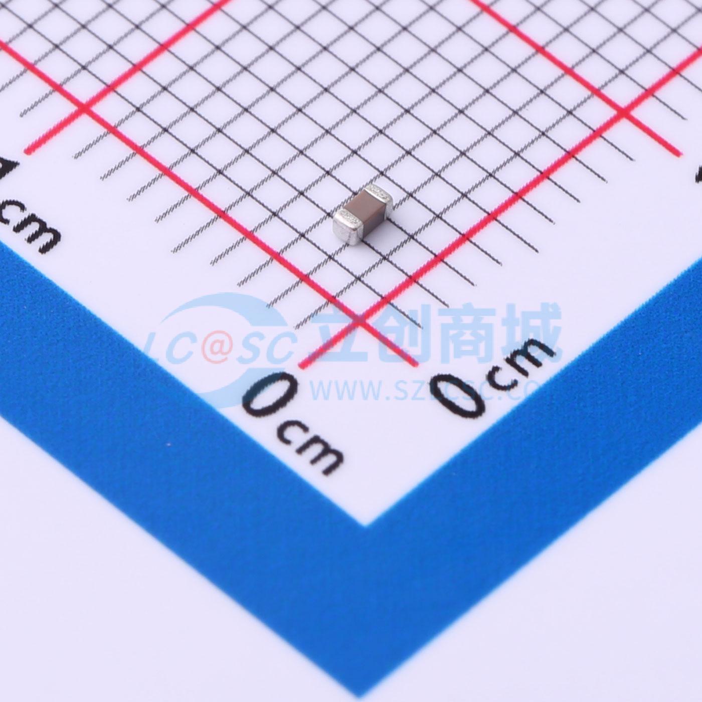 点击查看大图 FCC0603X105K160CT实物图
