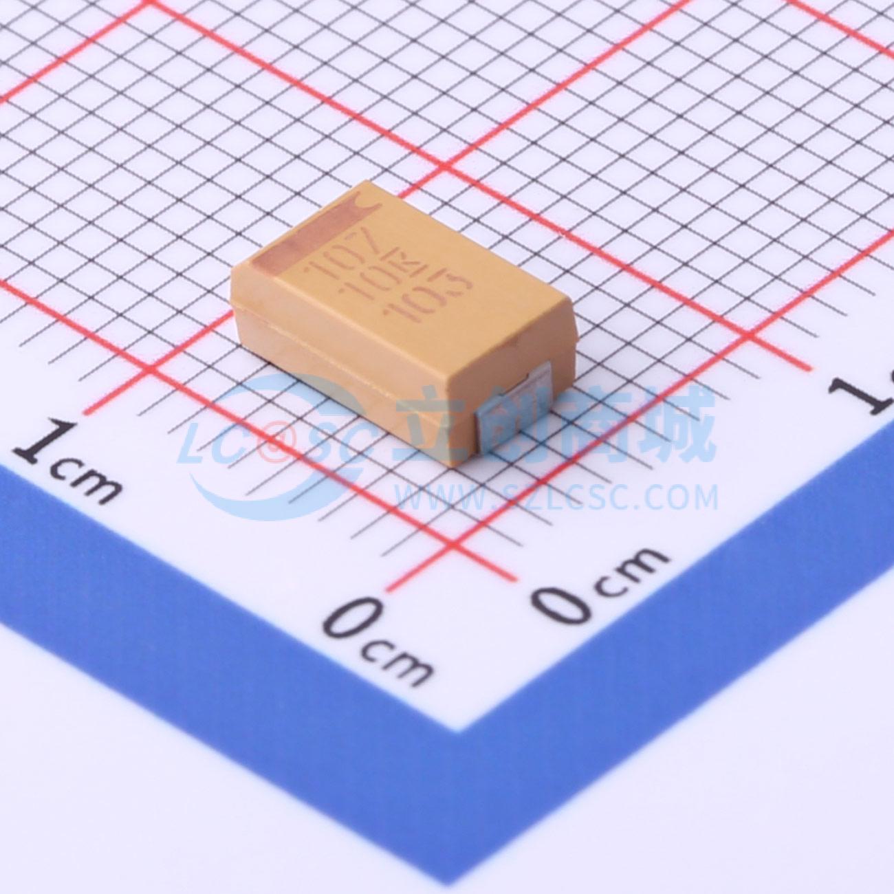 T495D107M010ATE080实物图