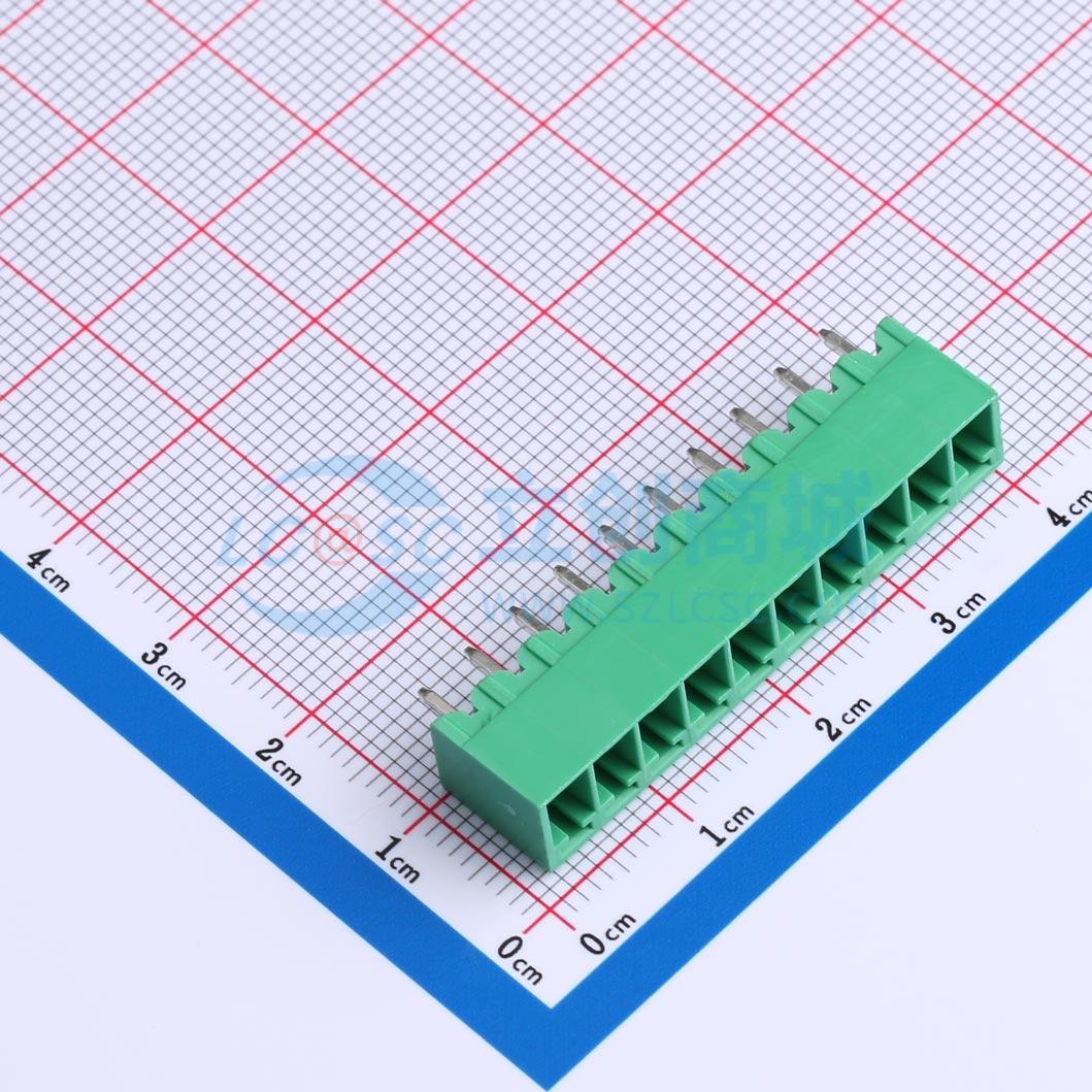 点击查看大图 MX15EDGVC-3.81-10P-GN01-Cu-A实物图