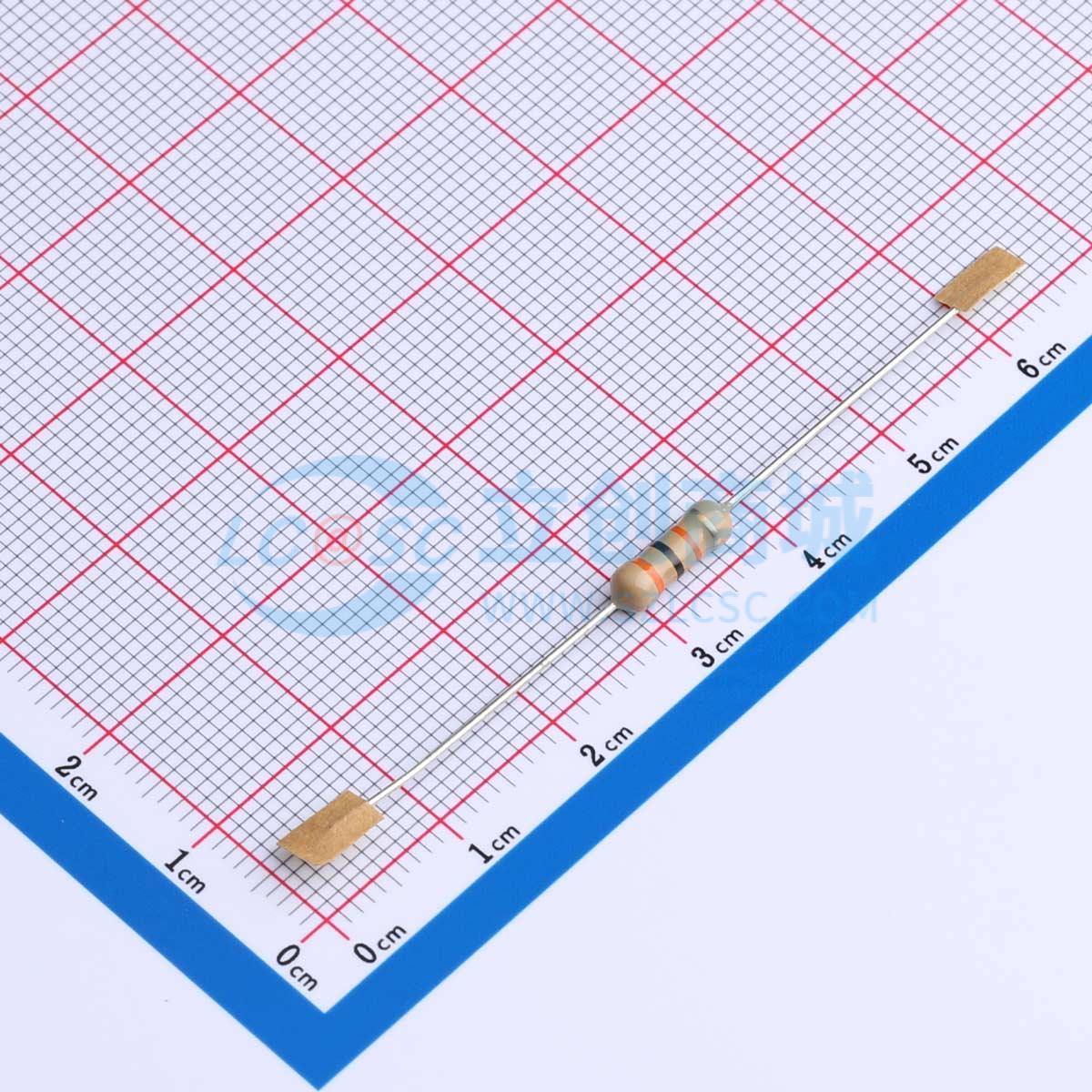 点击查看大图 RD 1/2W 30K J T/B实物图
