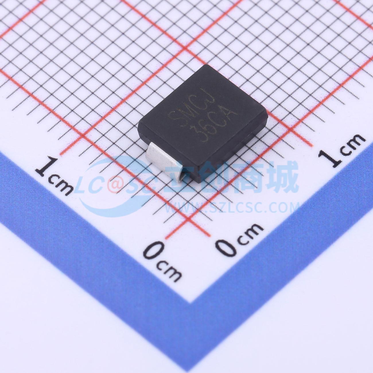 点击查看大图 SMCJ36CA实物图