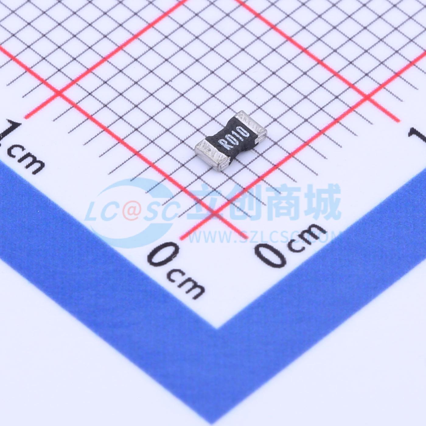 点击查看大图 LR1206-21R010J4实物图