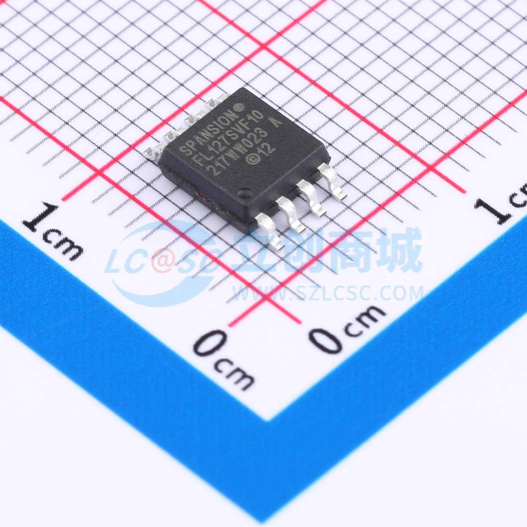 点击查看大图 S25FL127SABMFV101实物图