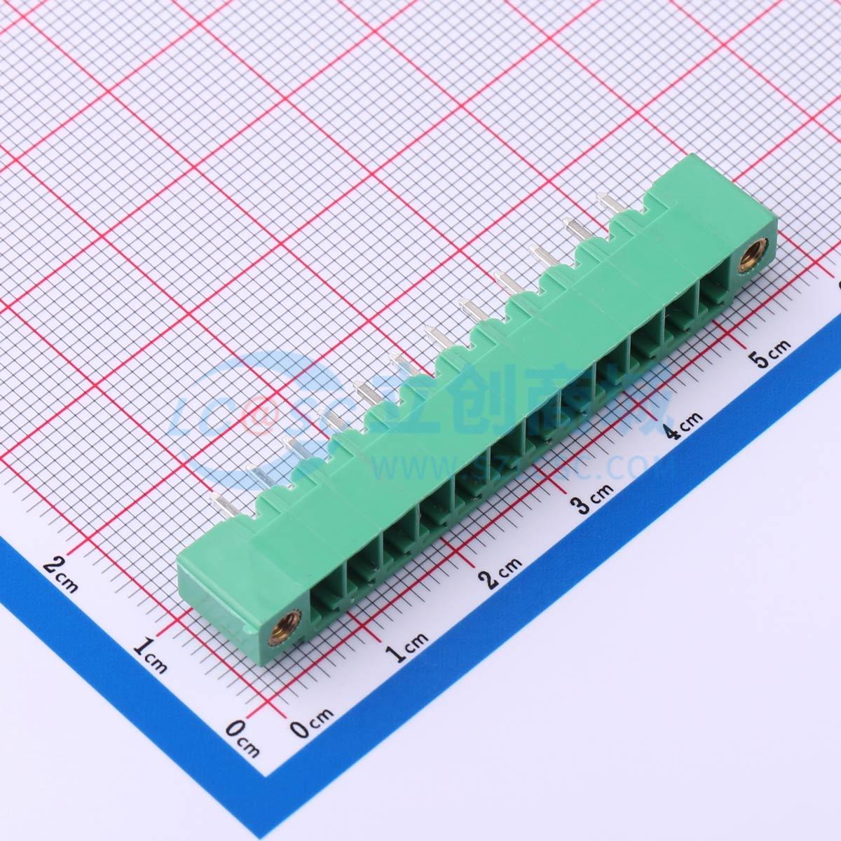 点击查看大图 MX15EDGVM-3.81-12P-GN01-Cu-A实物图