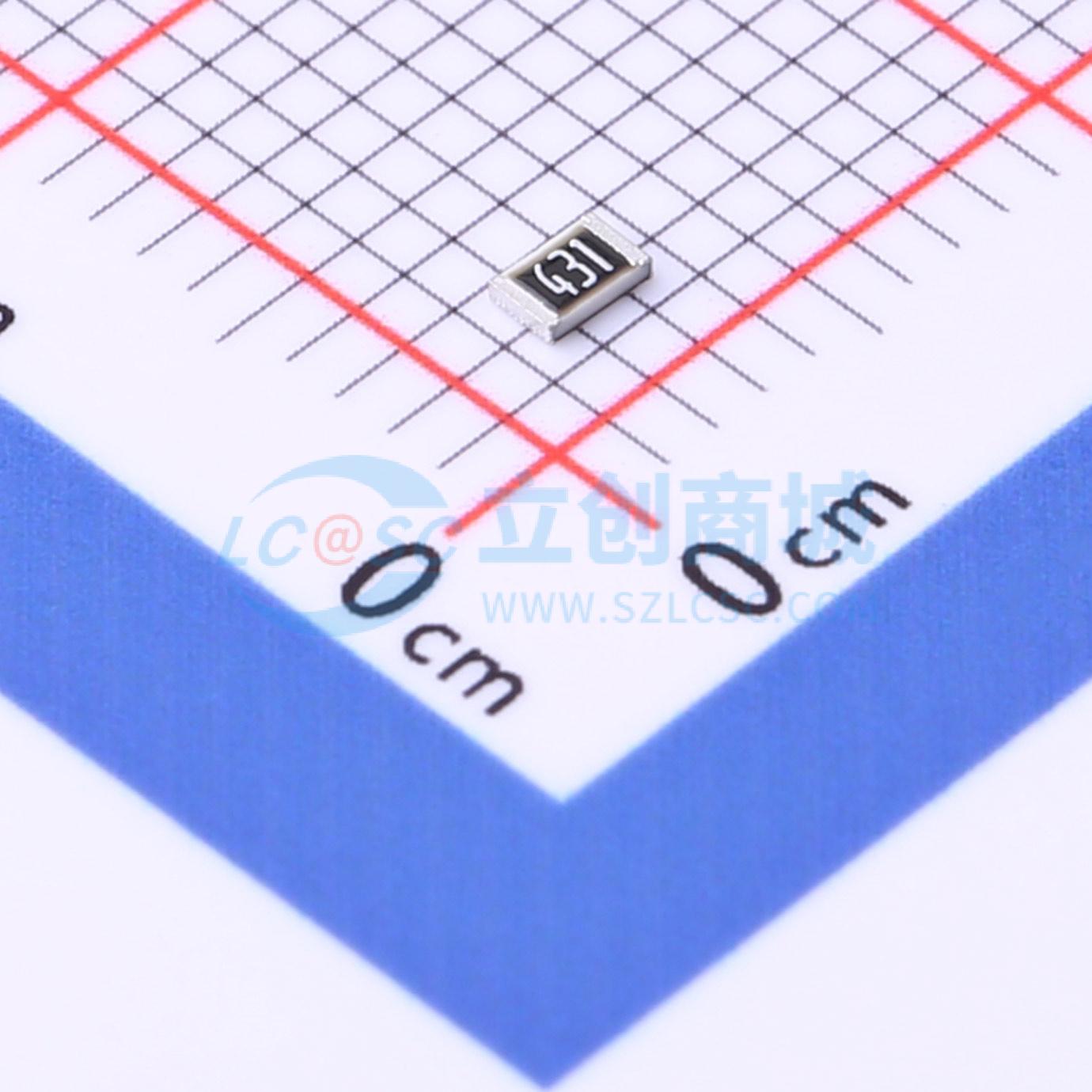 点击查看大图 PTFR0805B430RP9实物图