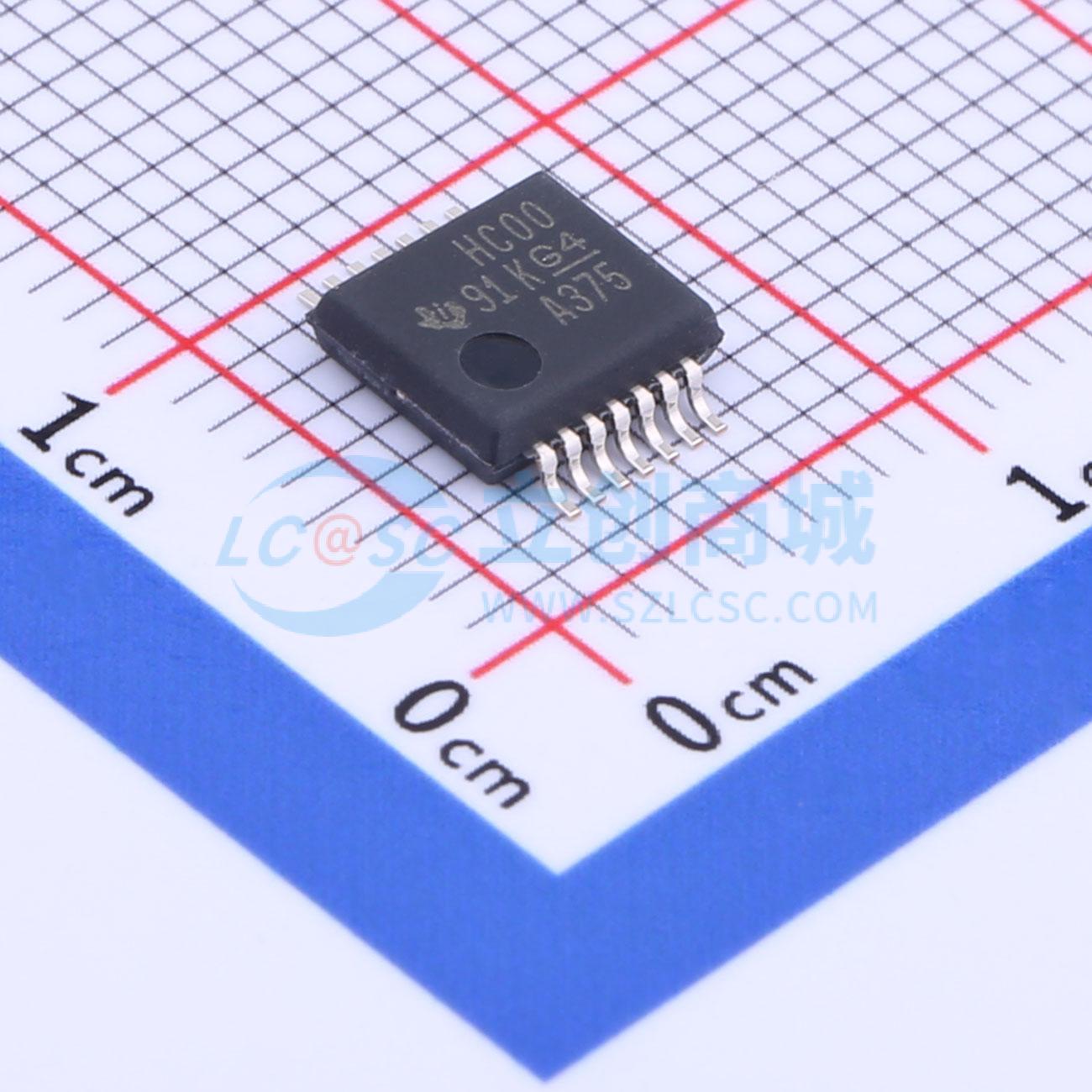 点击查看大图 SN74HC00DBR实物图