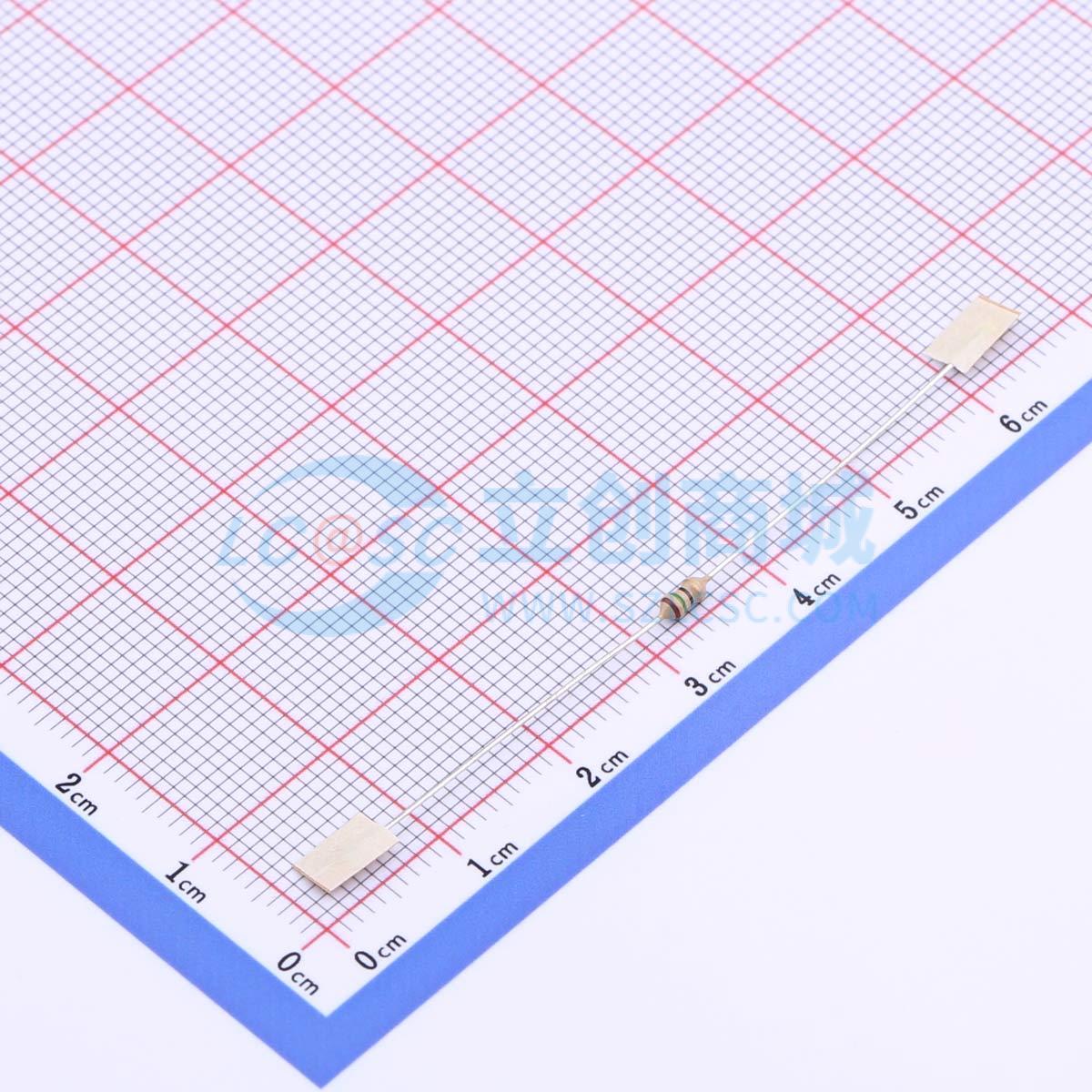 点击查看大图 RD 1/8W 15R J T/B实物图