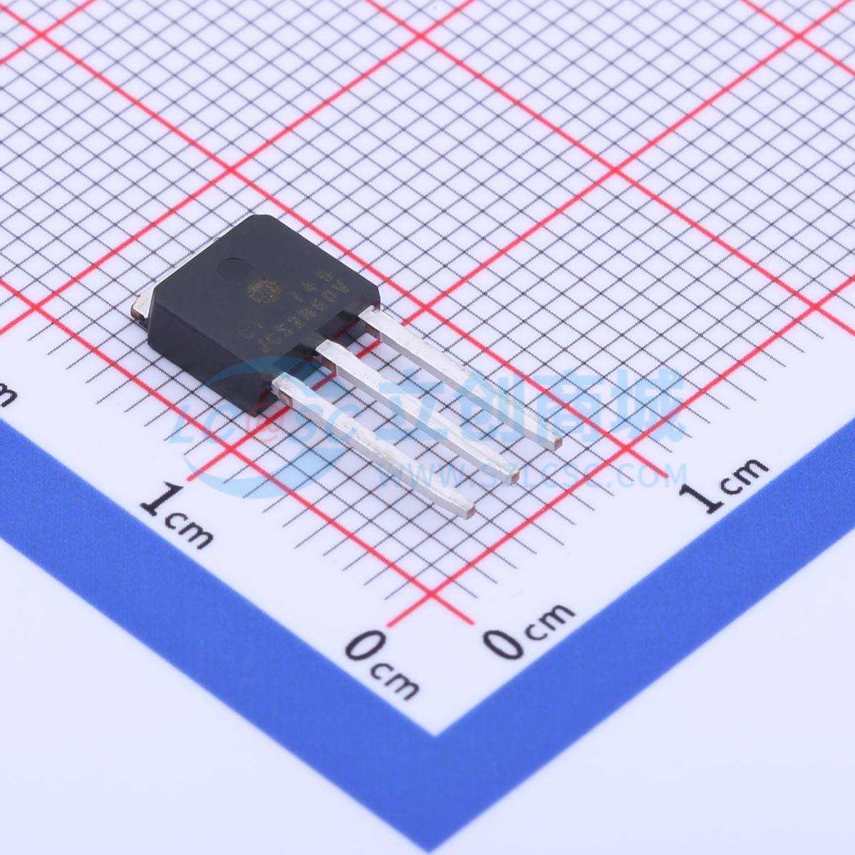 点击查看大图 JCS2N60VC实物图