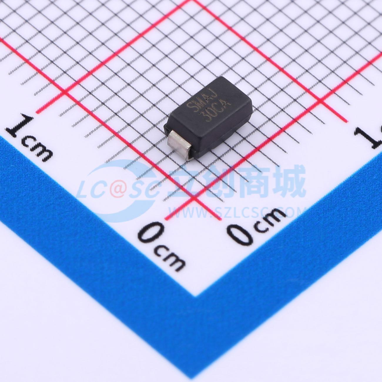 点击查看大图 SMAJ30CA实物图