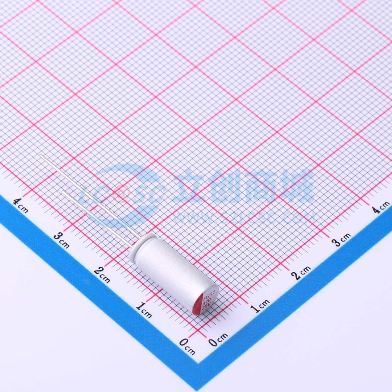 点击查看大图 HS1E477M0615PC实物图