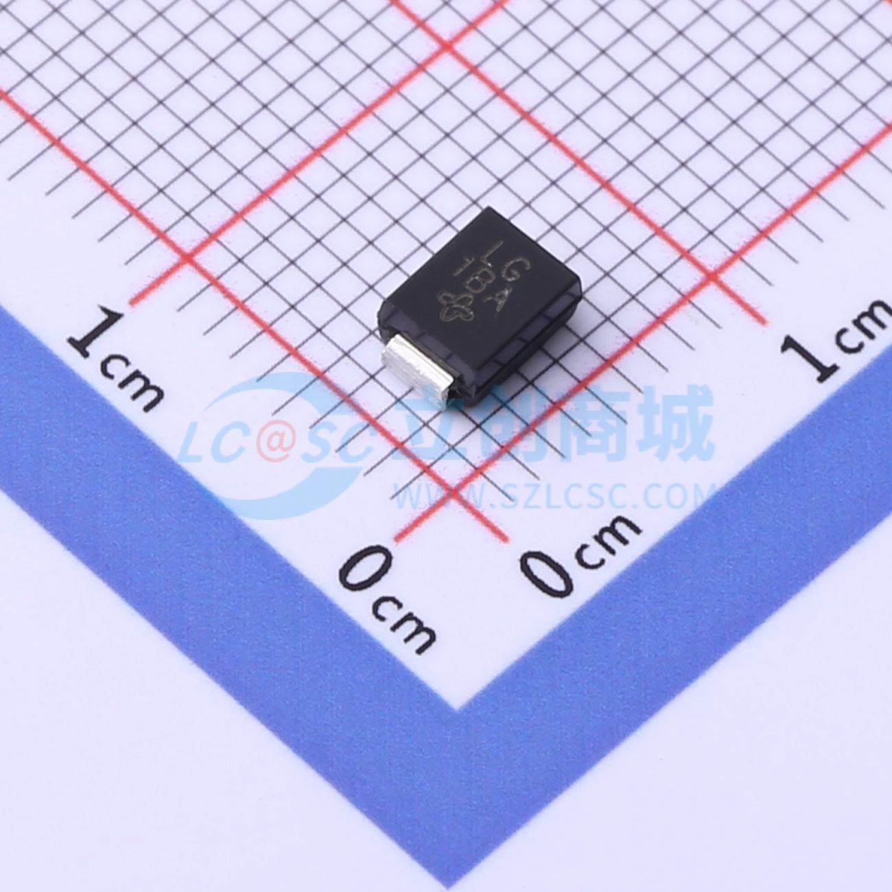 点击查看大图 SMBJ13CA-E3/52实物图