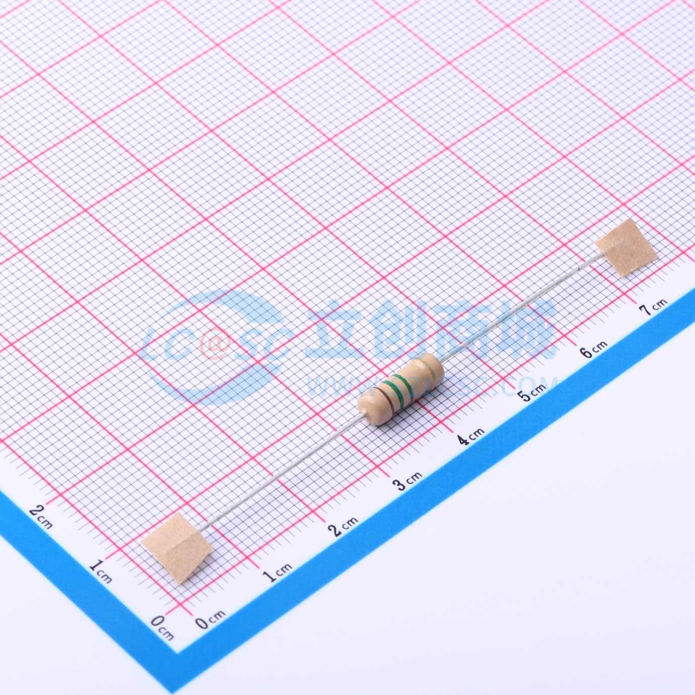 点击查看大图 CR1W-1M5±5%-TT63实物图