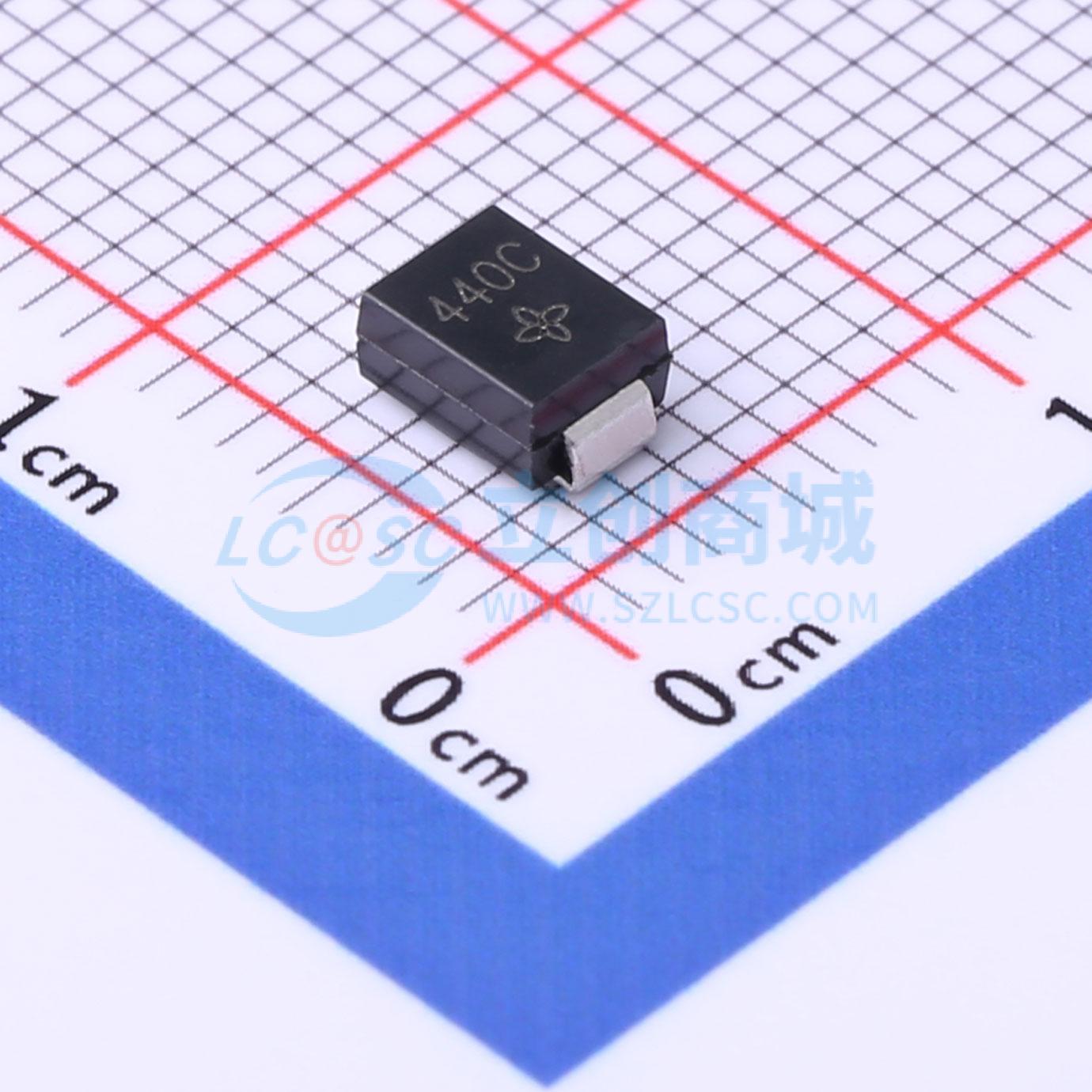 点击查看大图 P6SMB440CA实物图