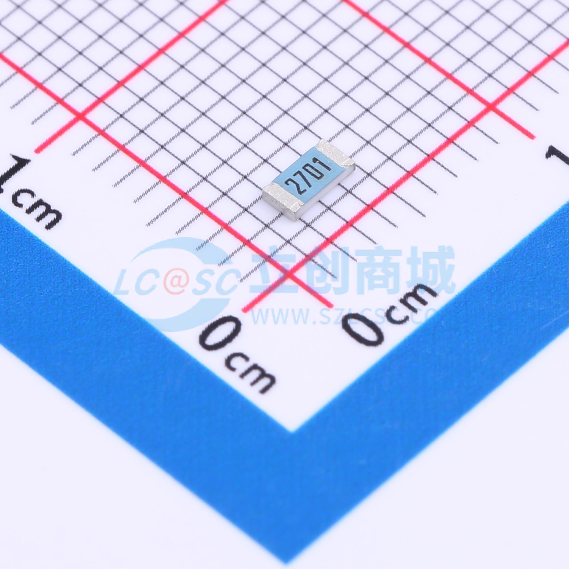 点击查看大图 RK73H2BTTD2701F实物图