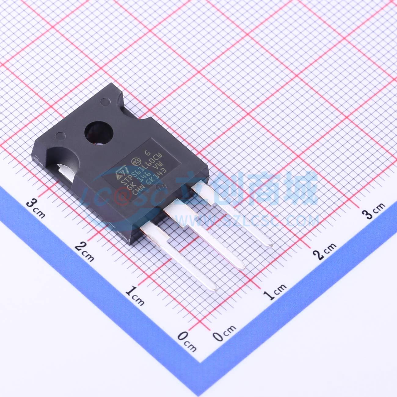 点击查看大图 STPS61L60CW实物图