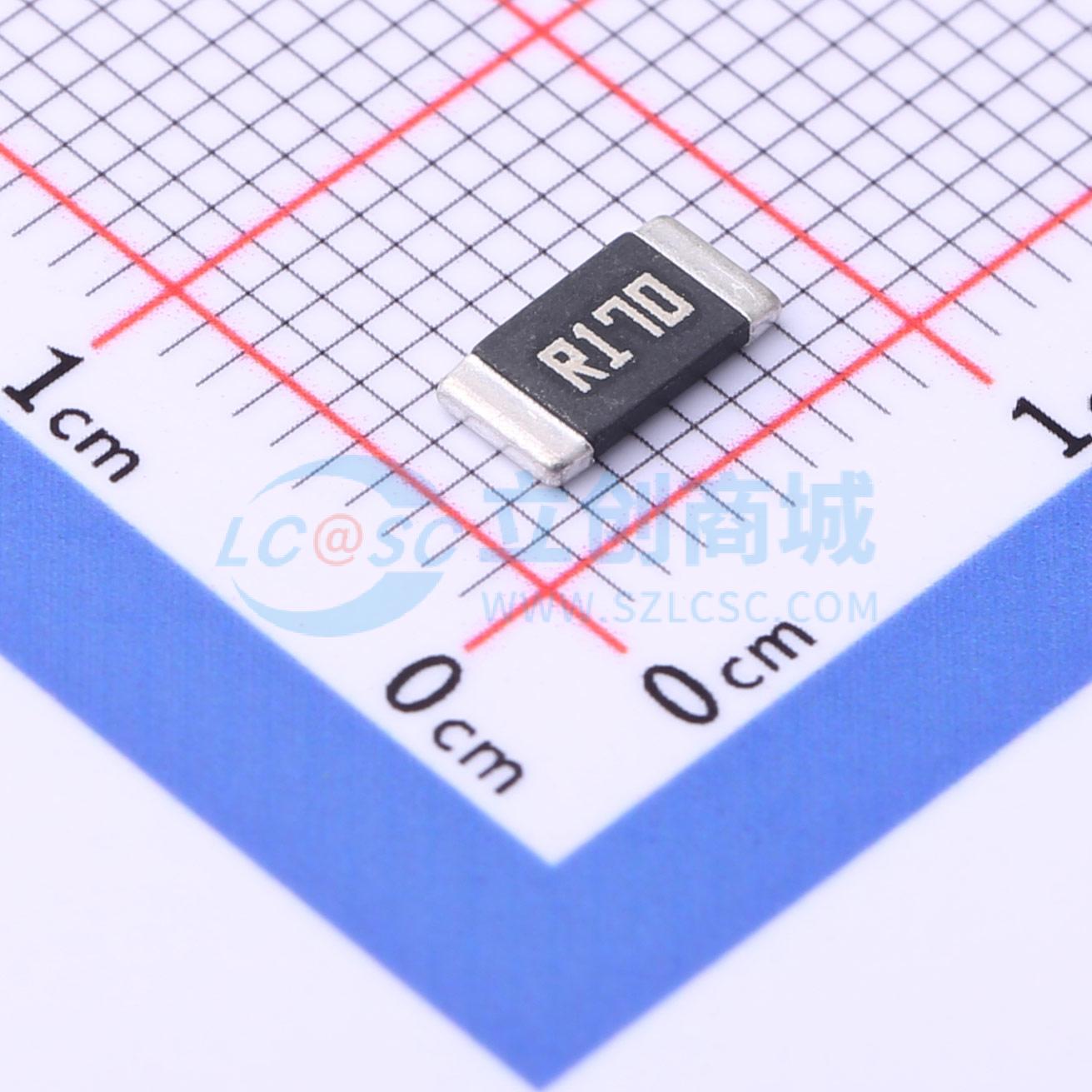 HoLR2512-170mR-1%实物图