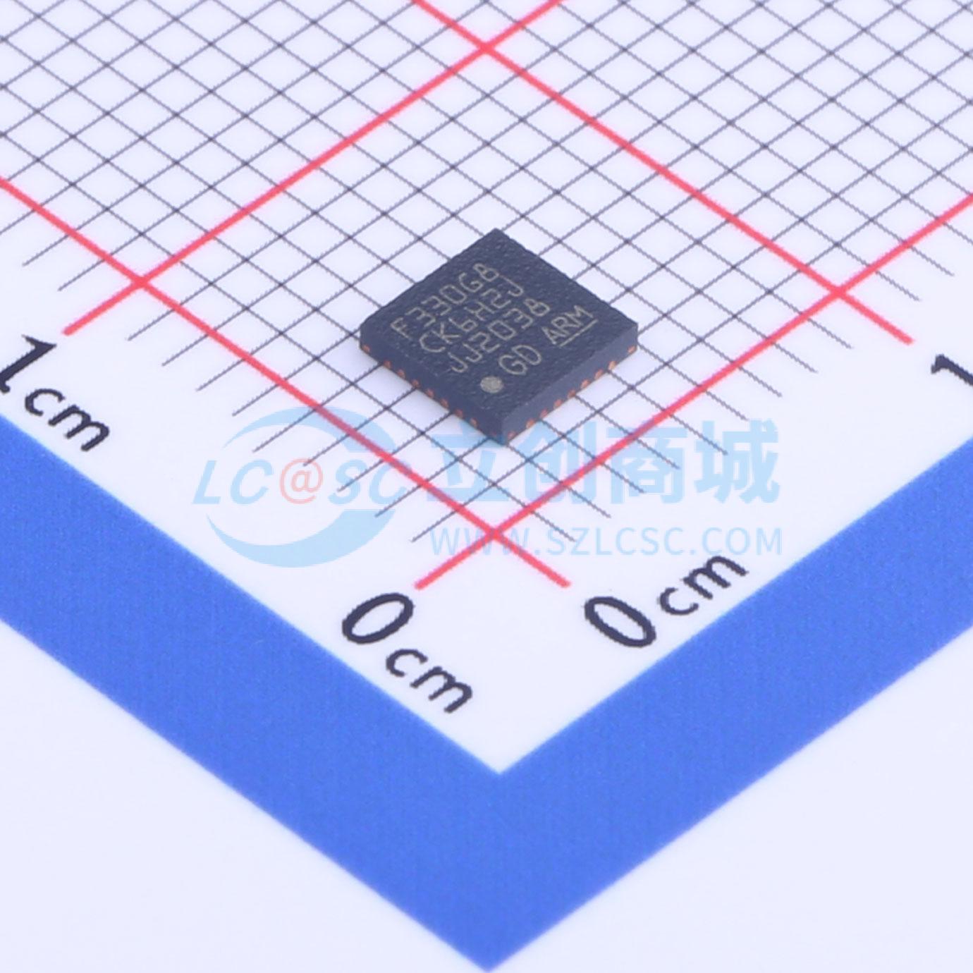 点击查看大图 GD32F330G8U6TR实物图