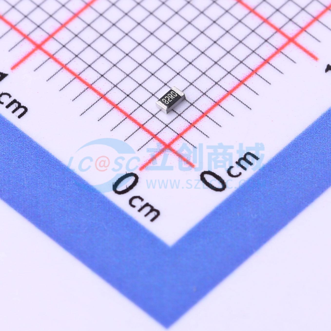 点击查看大图 CRCW060382R0FKEAC实物图
