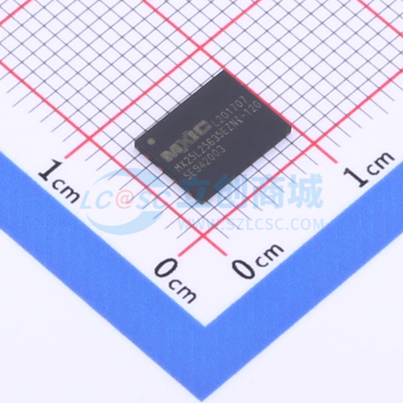 点击查看大图 MX25L25635EZNI-12G实物图