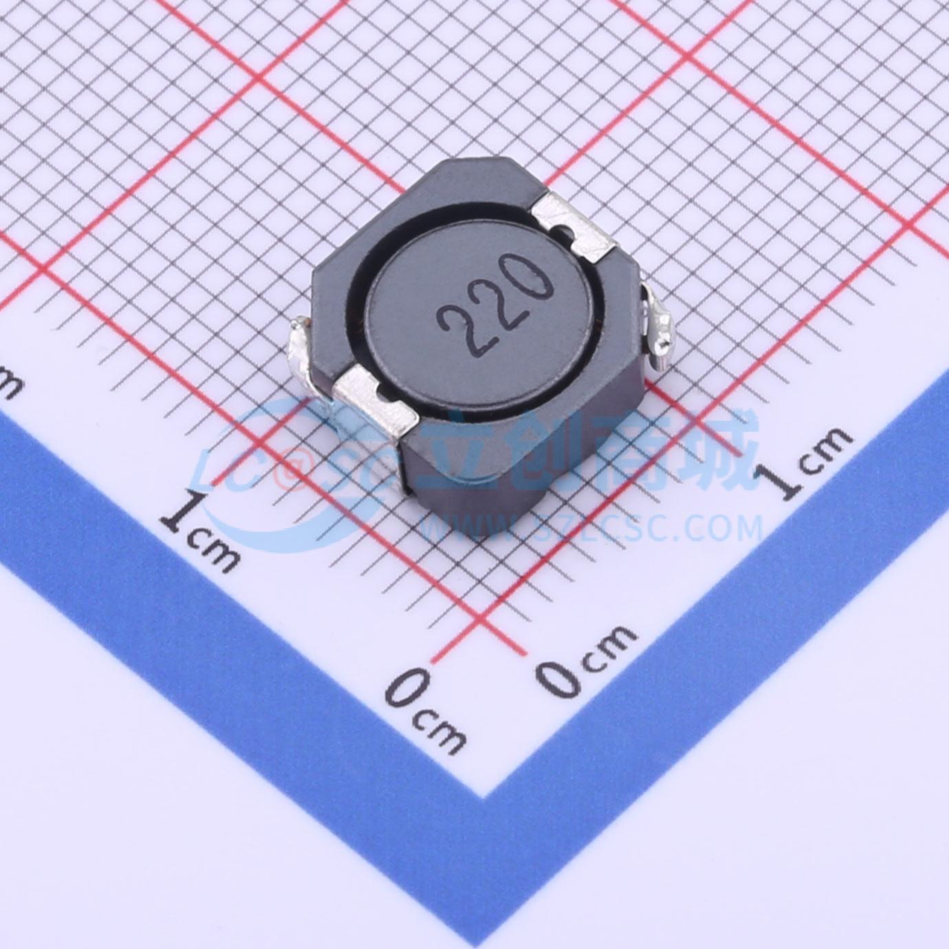 点击查看大图 SDRH104RLF220M实物图