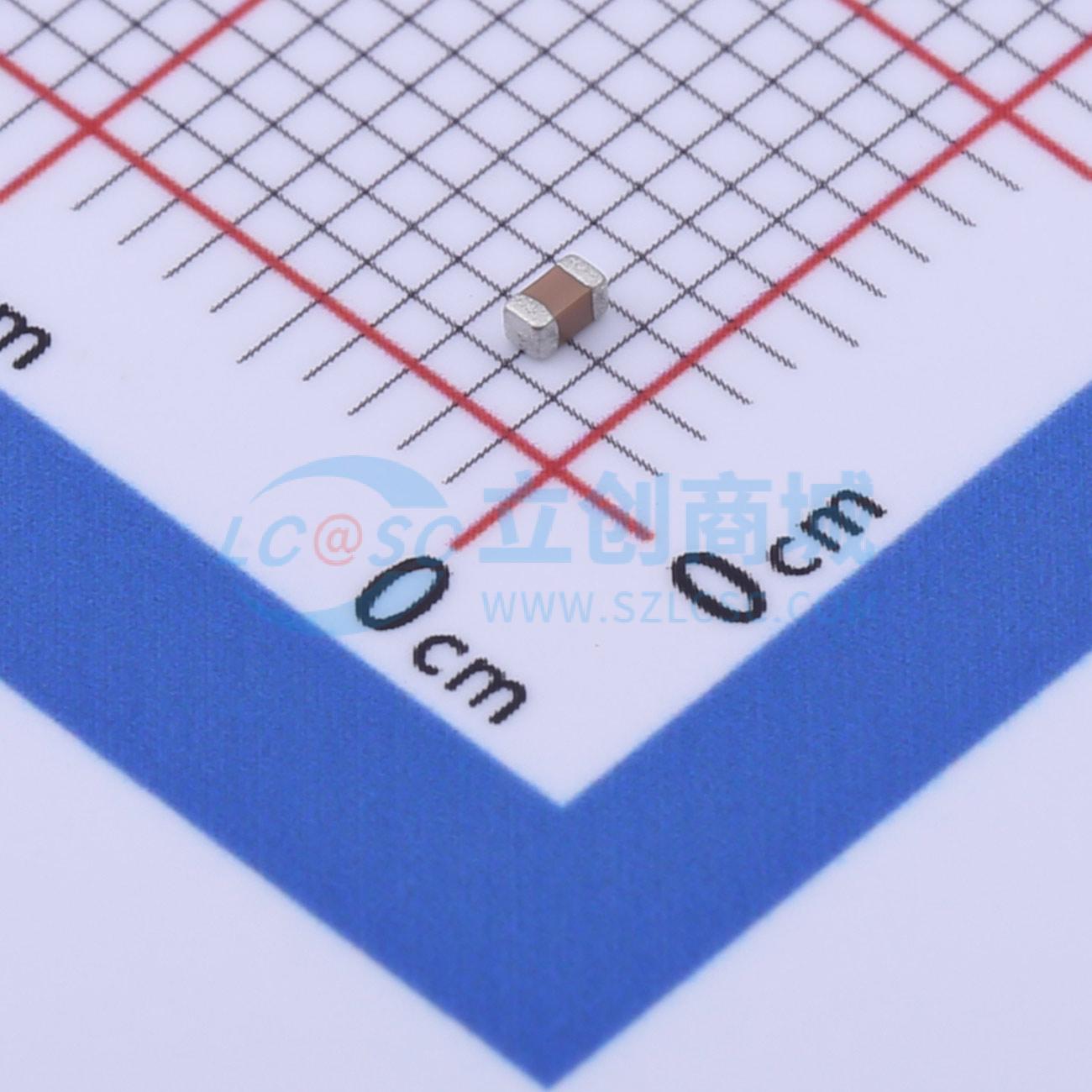 点击查看大图 0603B332K250NT实物图