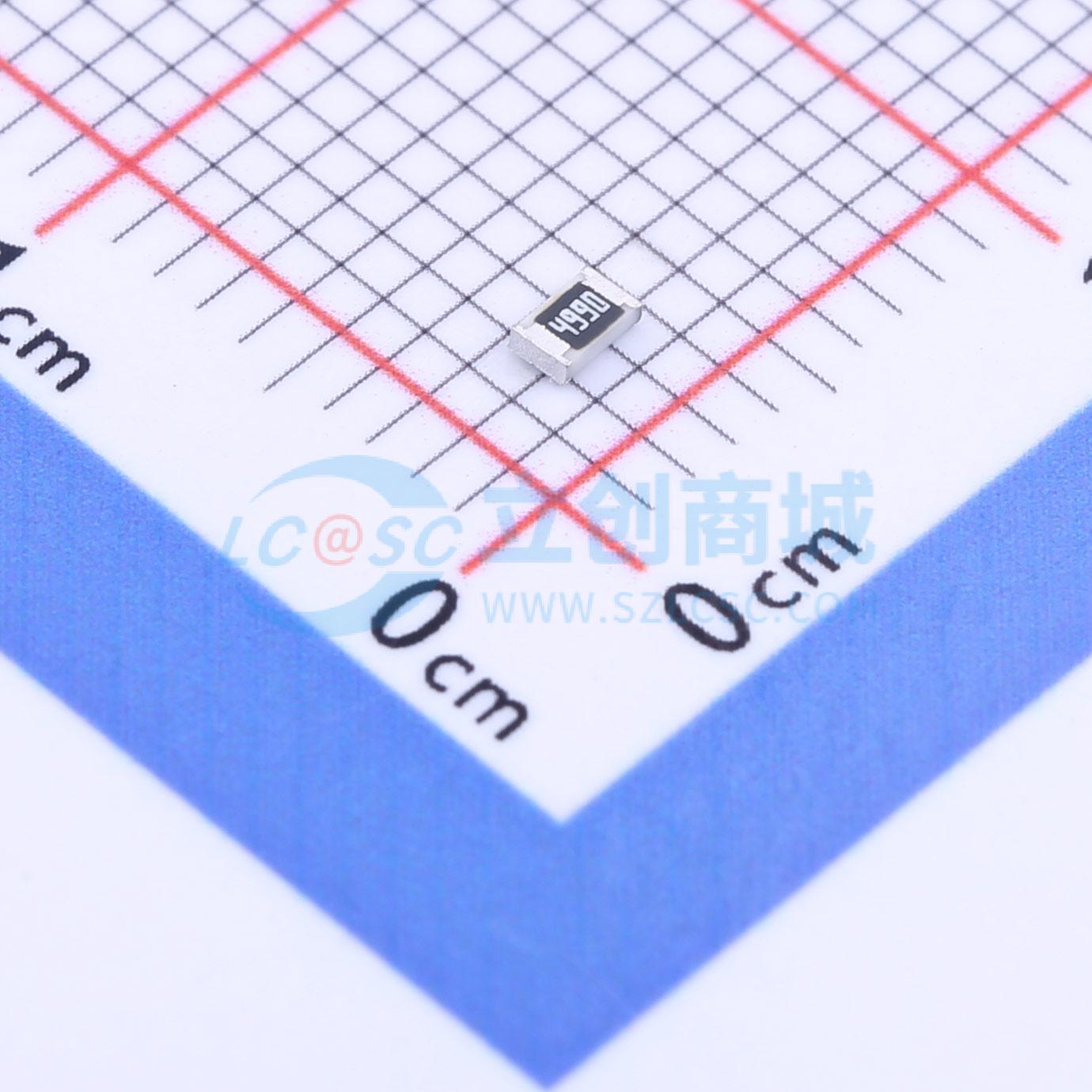 点击查看大图 FRC0805F4990TS实物图