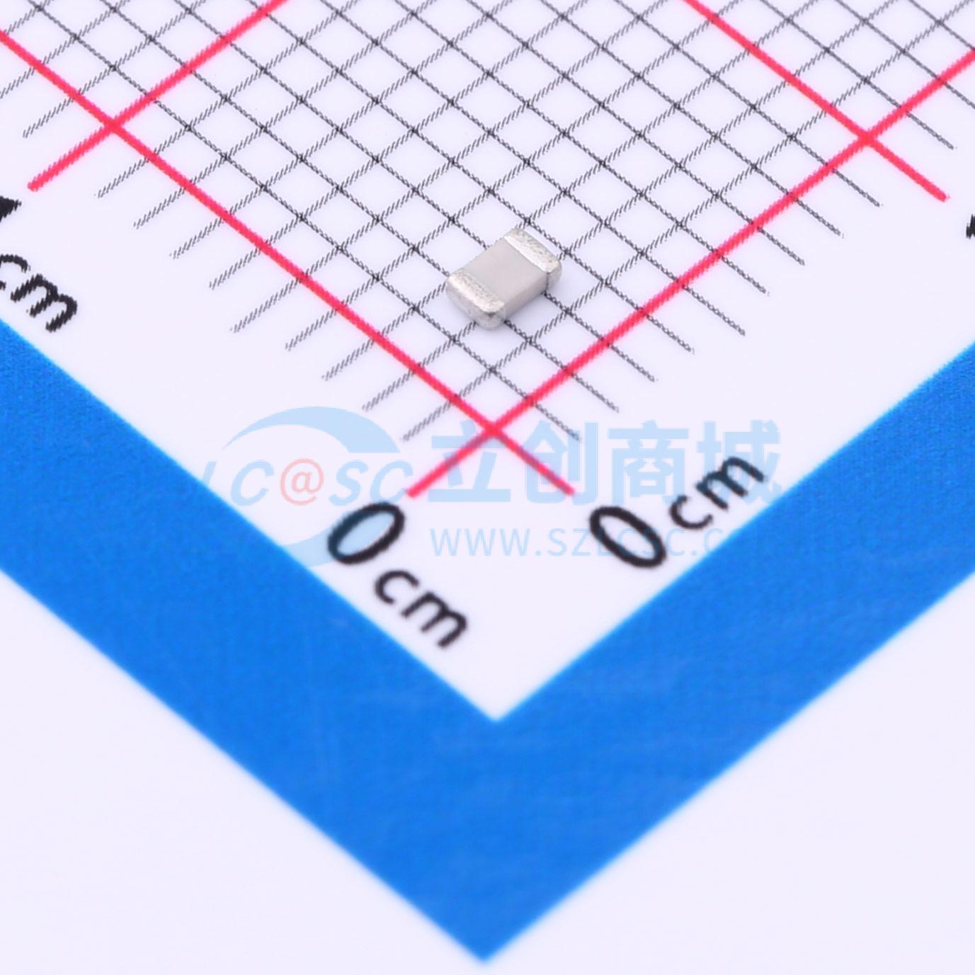 点击查看大图 CC0805GRNPO0BN220实物图