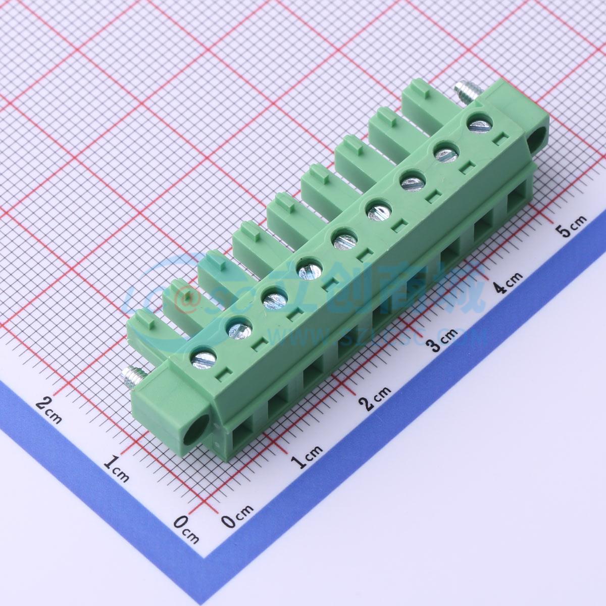 点击查看大图 DB1EKM-5.08-9P-GN-S实物图