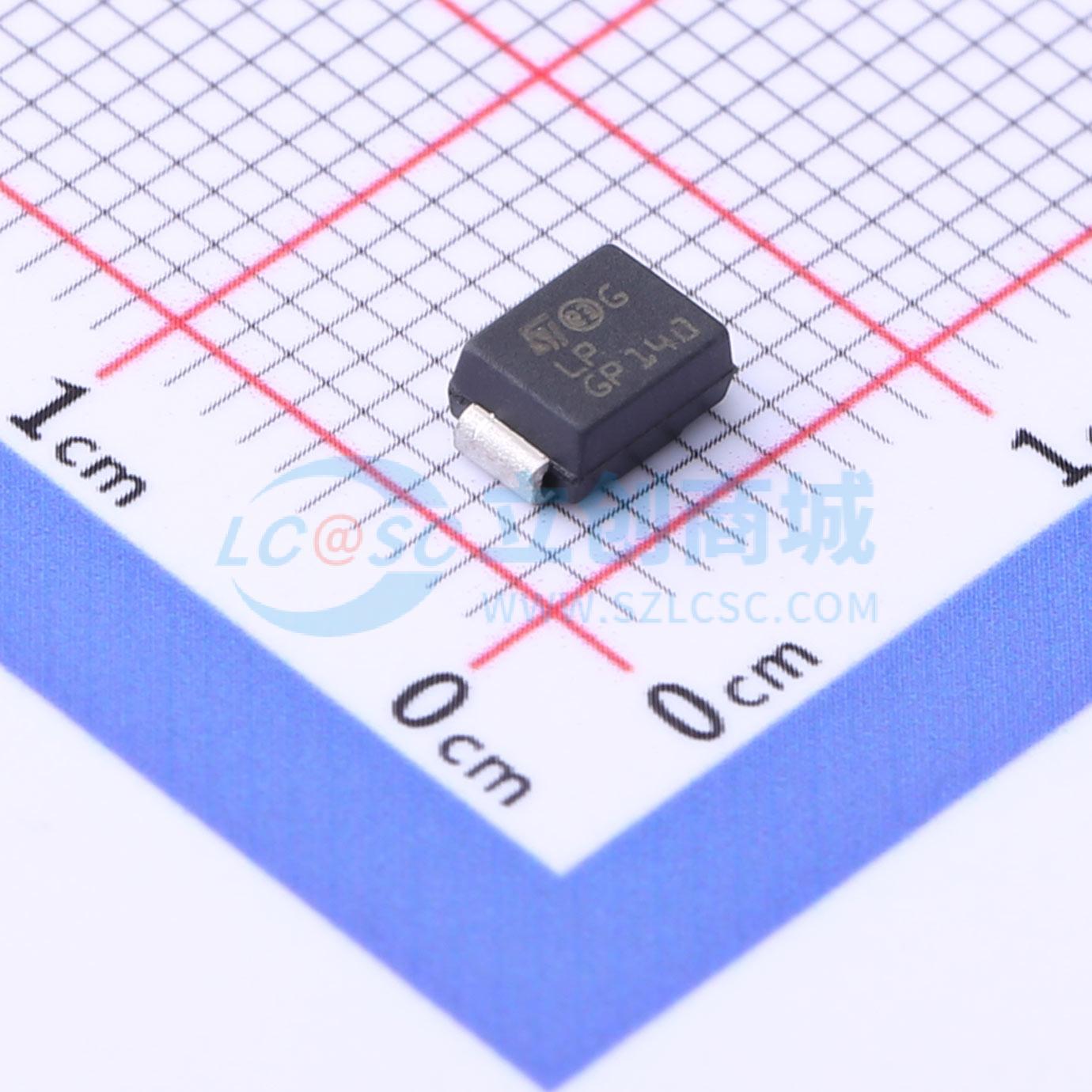 点击查看大图 SM6T10CA实物图