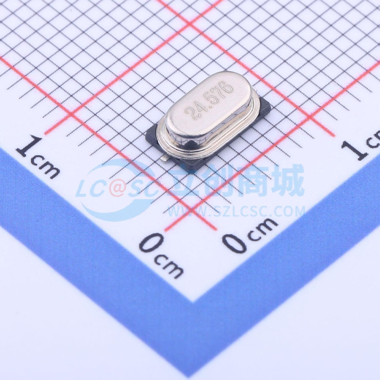 点击查看大图 24.576M 10PF 10PPM实物图