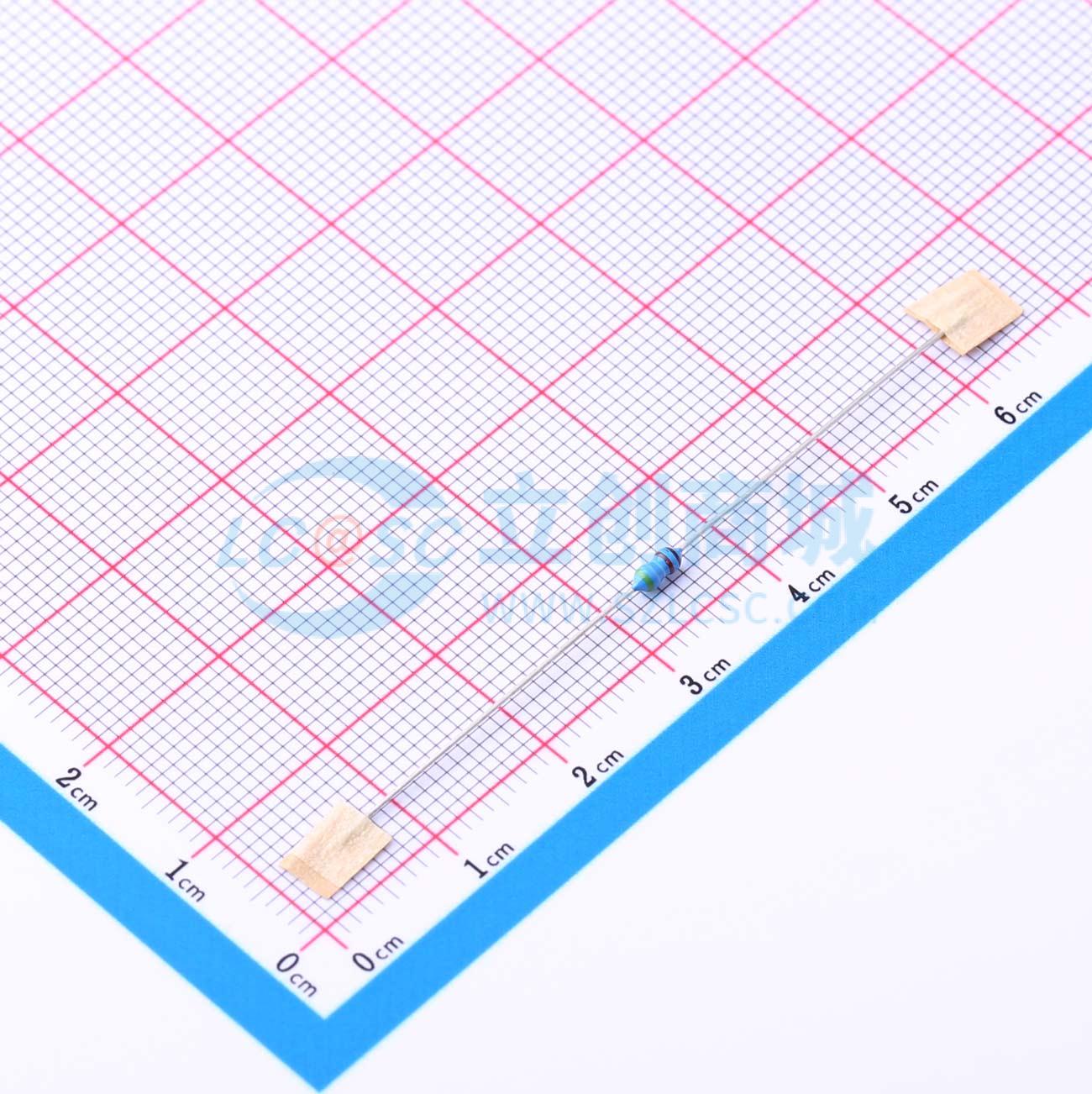 点击查看大图 MF1/8W-49K9±1%-OT52实物图