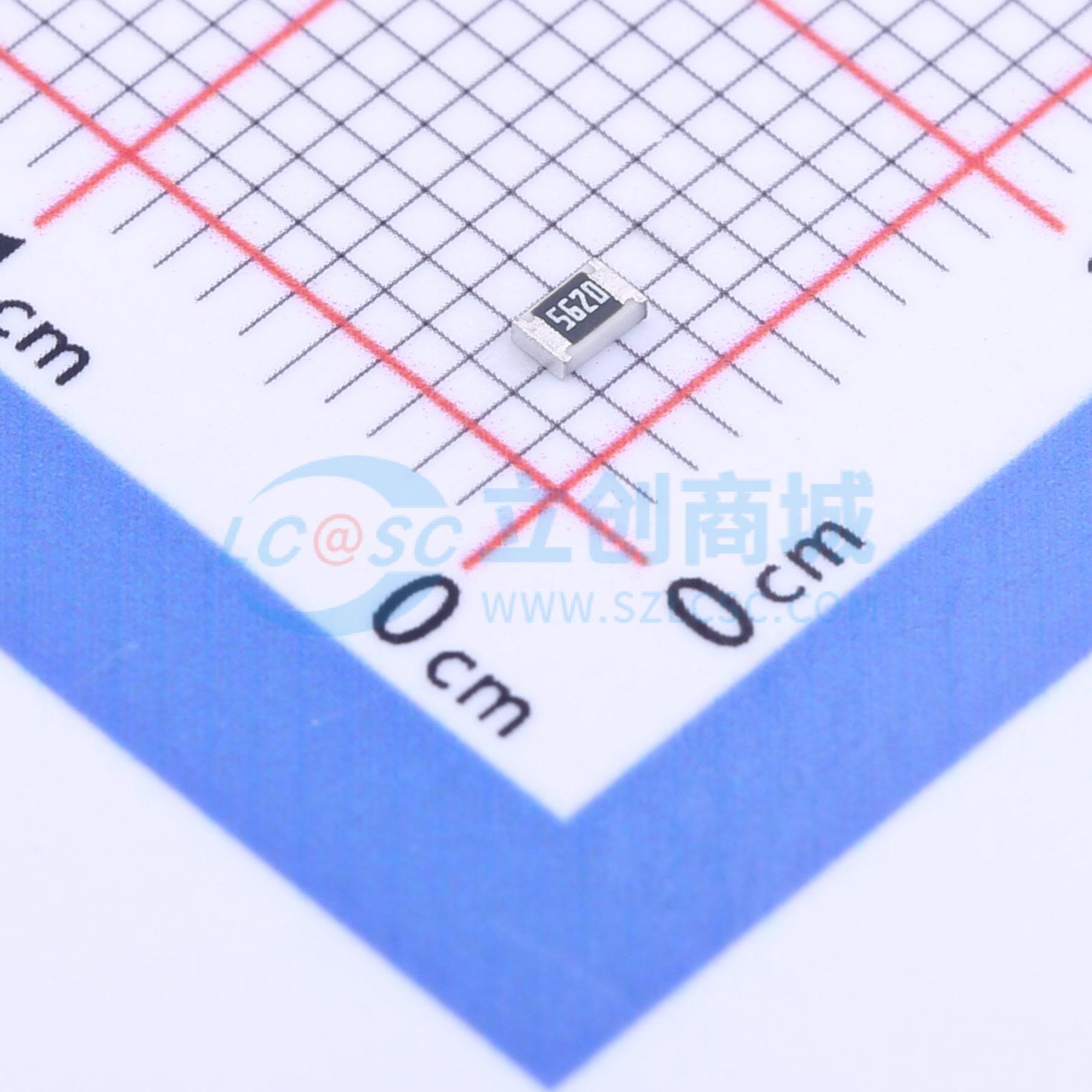 点击查看大图 FRC0805F5620TS实物图