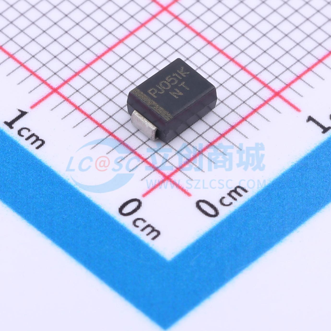 点击查看大图 P6SMBJ78A实物图