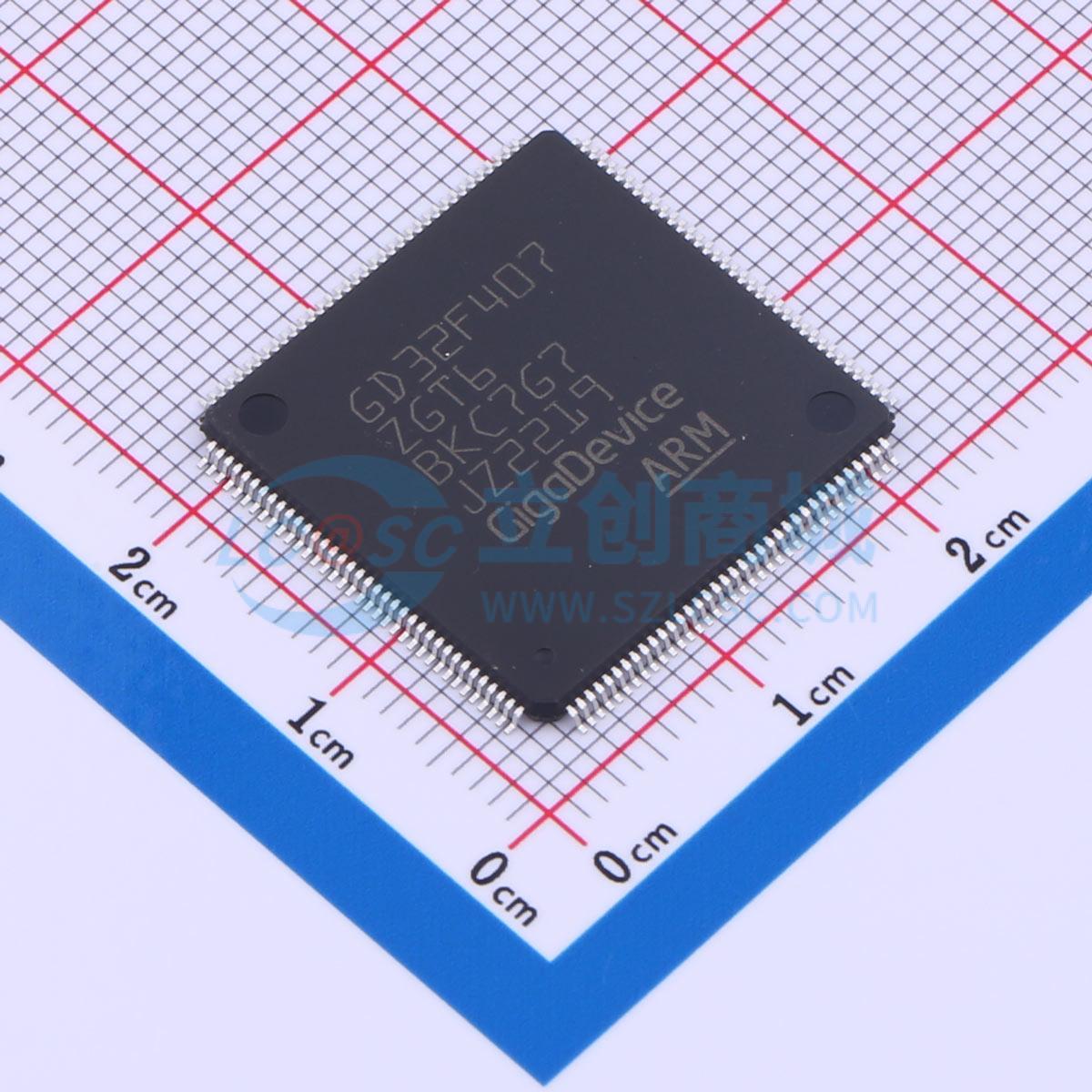 点击查看大图 GD32F407ZGT6实物图