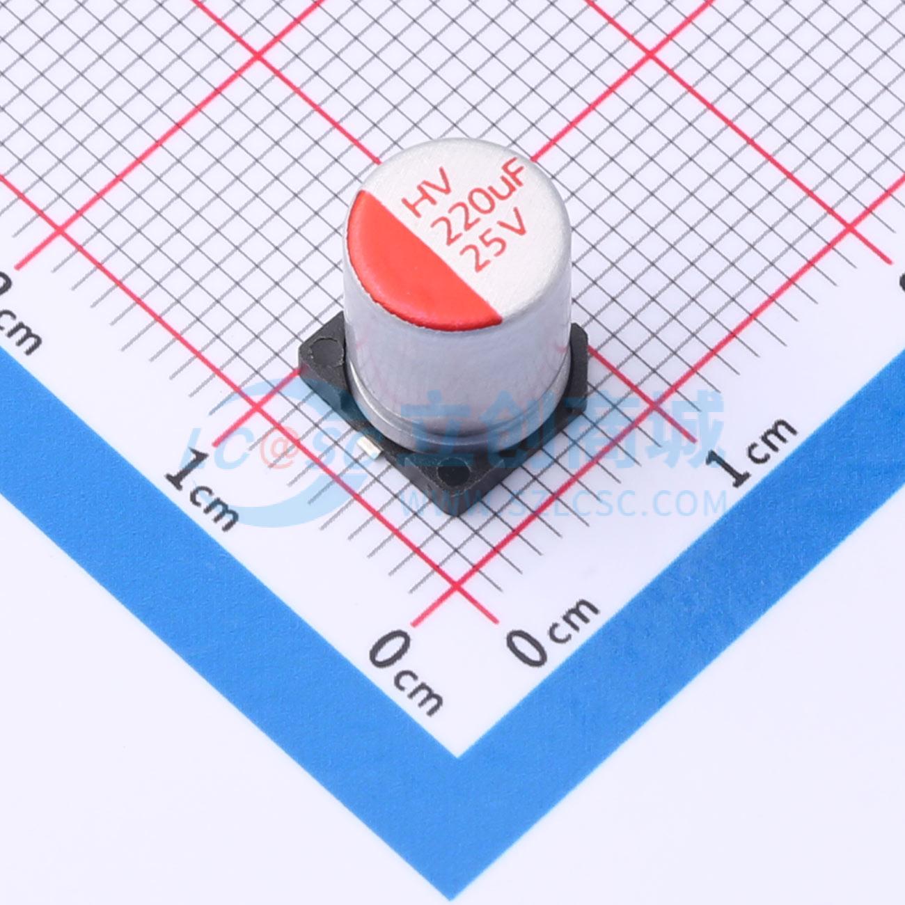 点击查看大图 HV1E227M0810PZ实物图