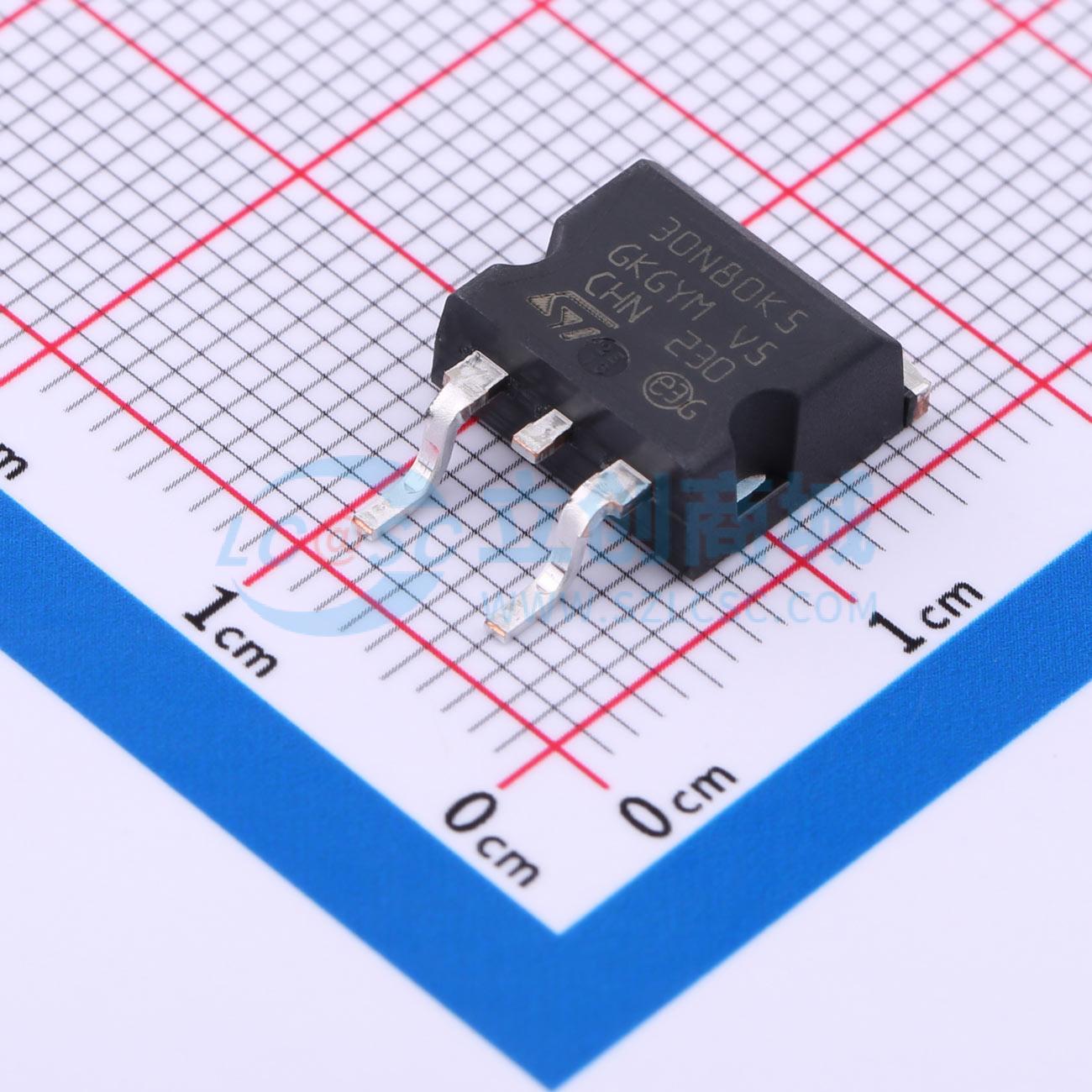 点击查看大图 STB30N80K5实物图