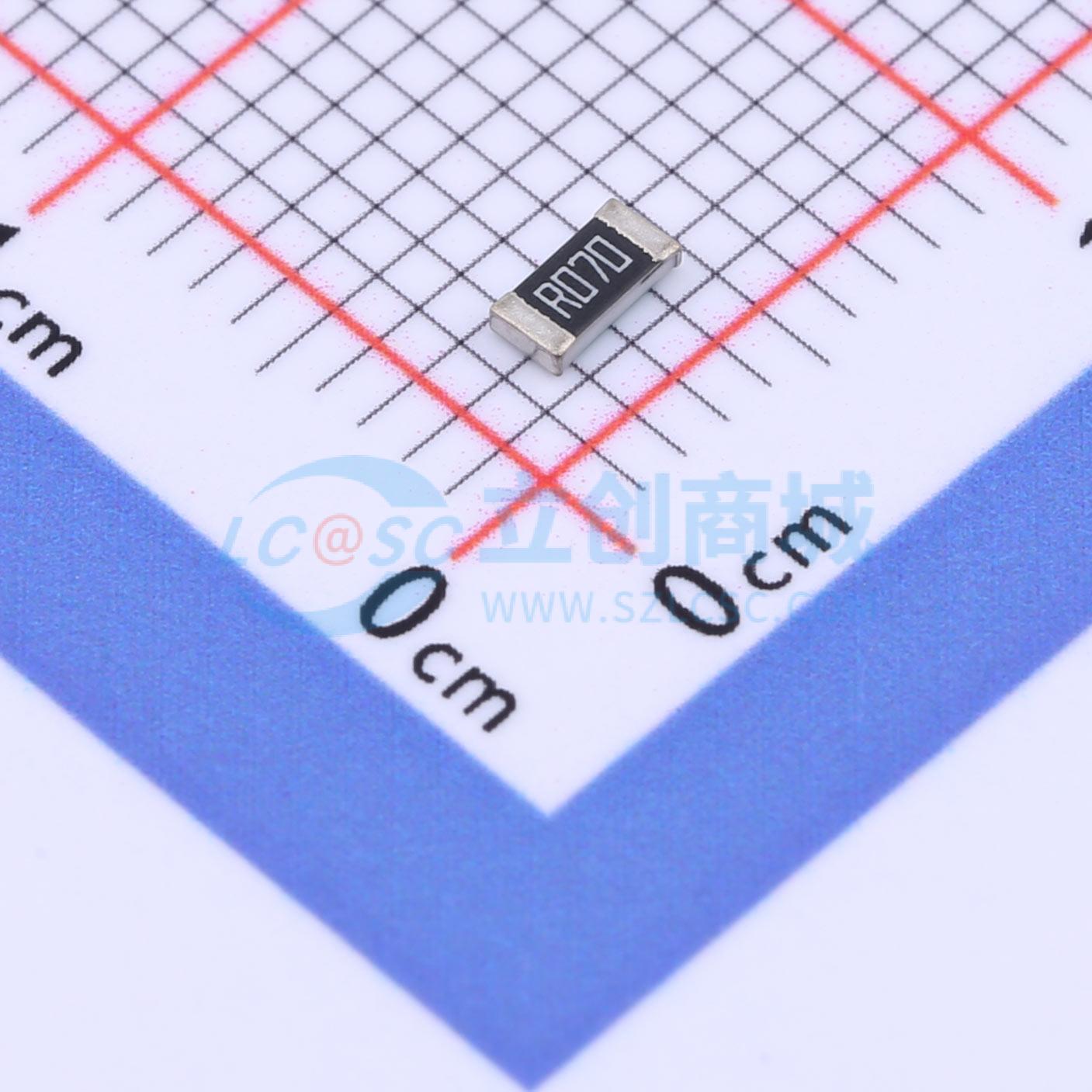 点击查看大图 PE1206FRM7W0R07L实物图