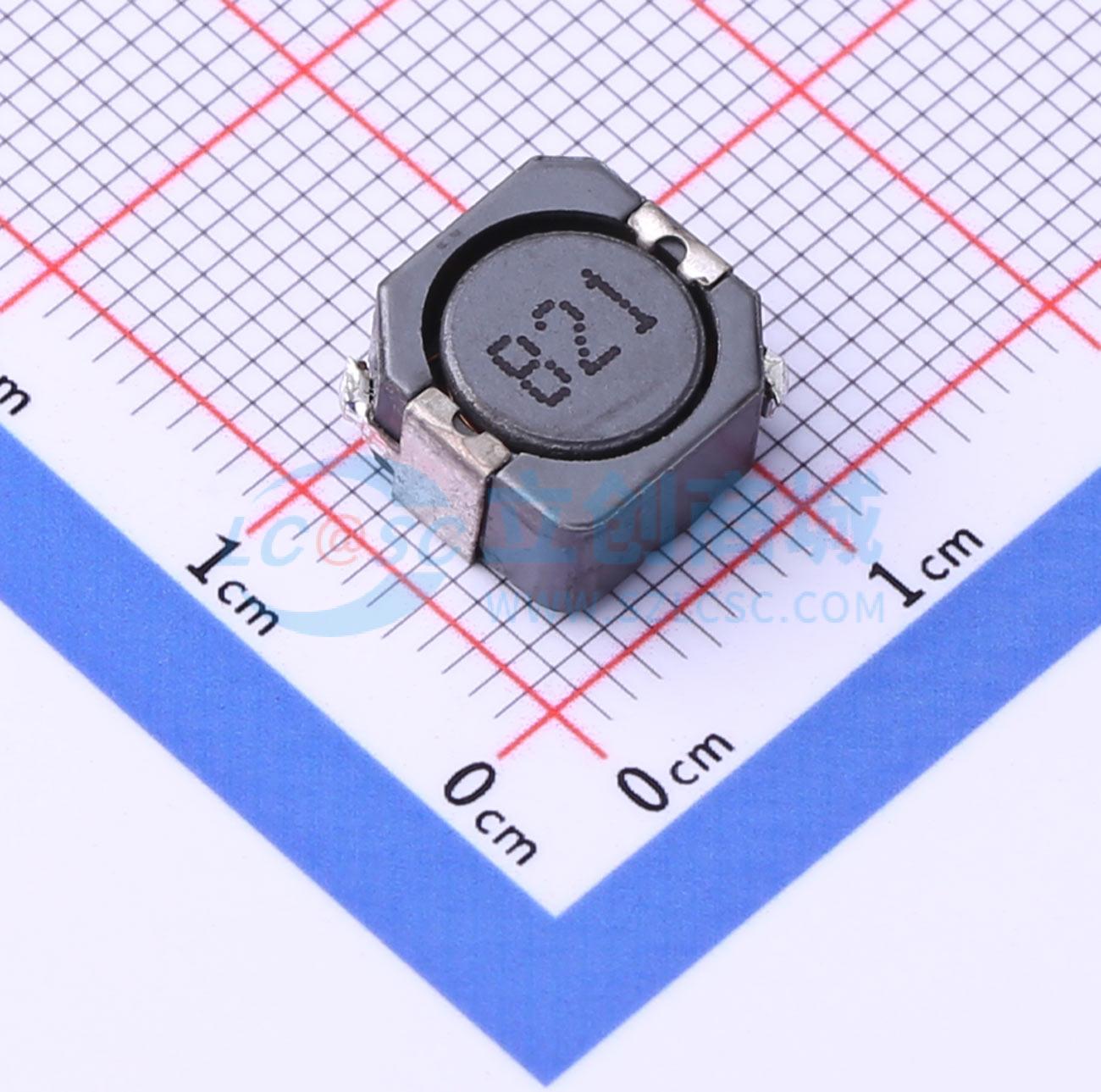 点击查看大图 SMDRH105R-821MT实物图