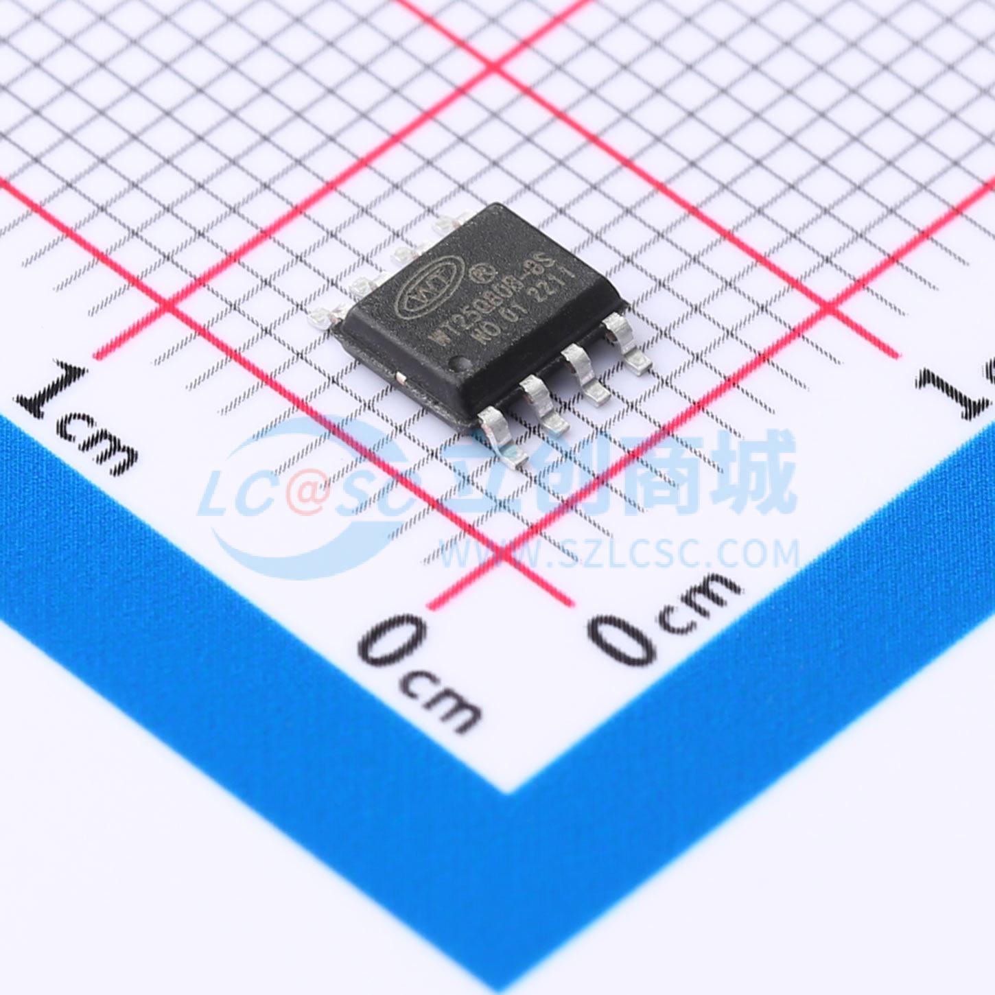 点击查看大图 WT25Q80B-8S(150mil)实物图