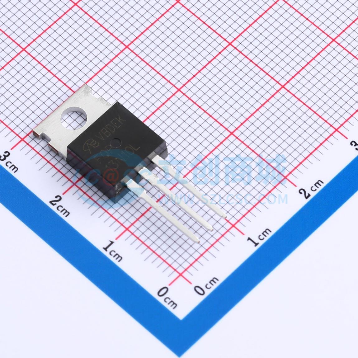 点击查看大图 FQP13N10L-VB实物图