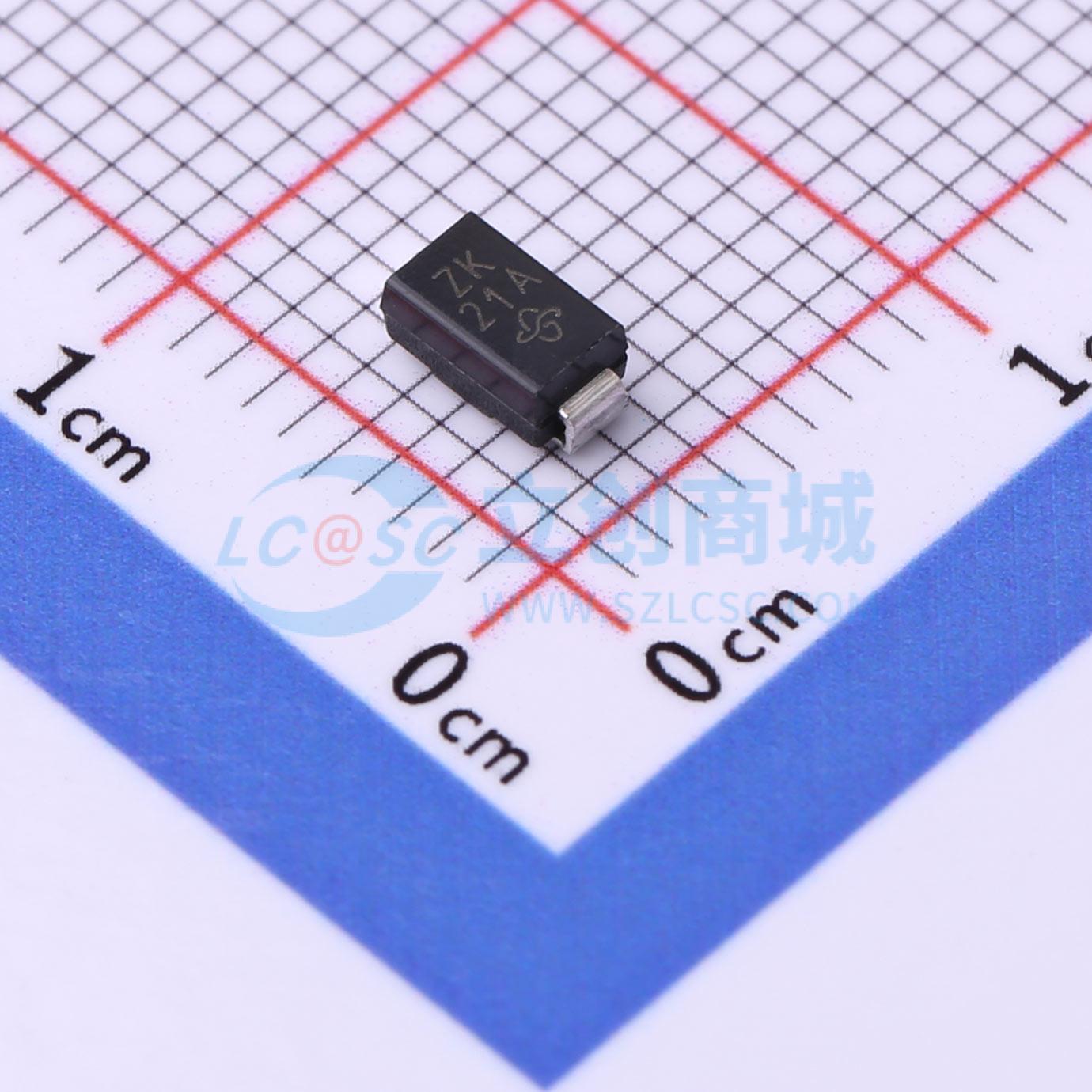 点击查看大图 SMAJ60CA-E3/61实物图