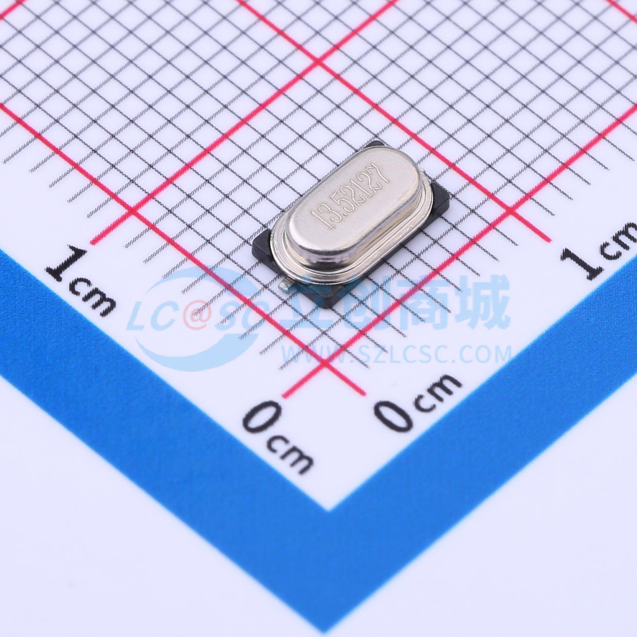 点击查看大图 13.52127M 20PF 10PPM实物图