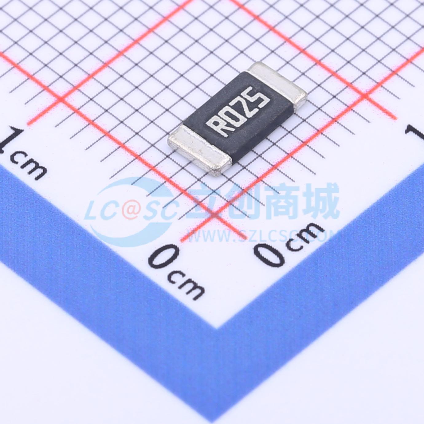 点击查看大图 HoLR2512-25mR-2%实物图