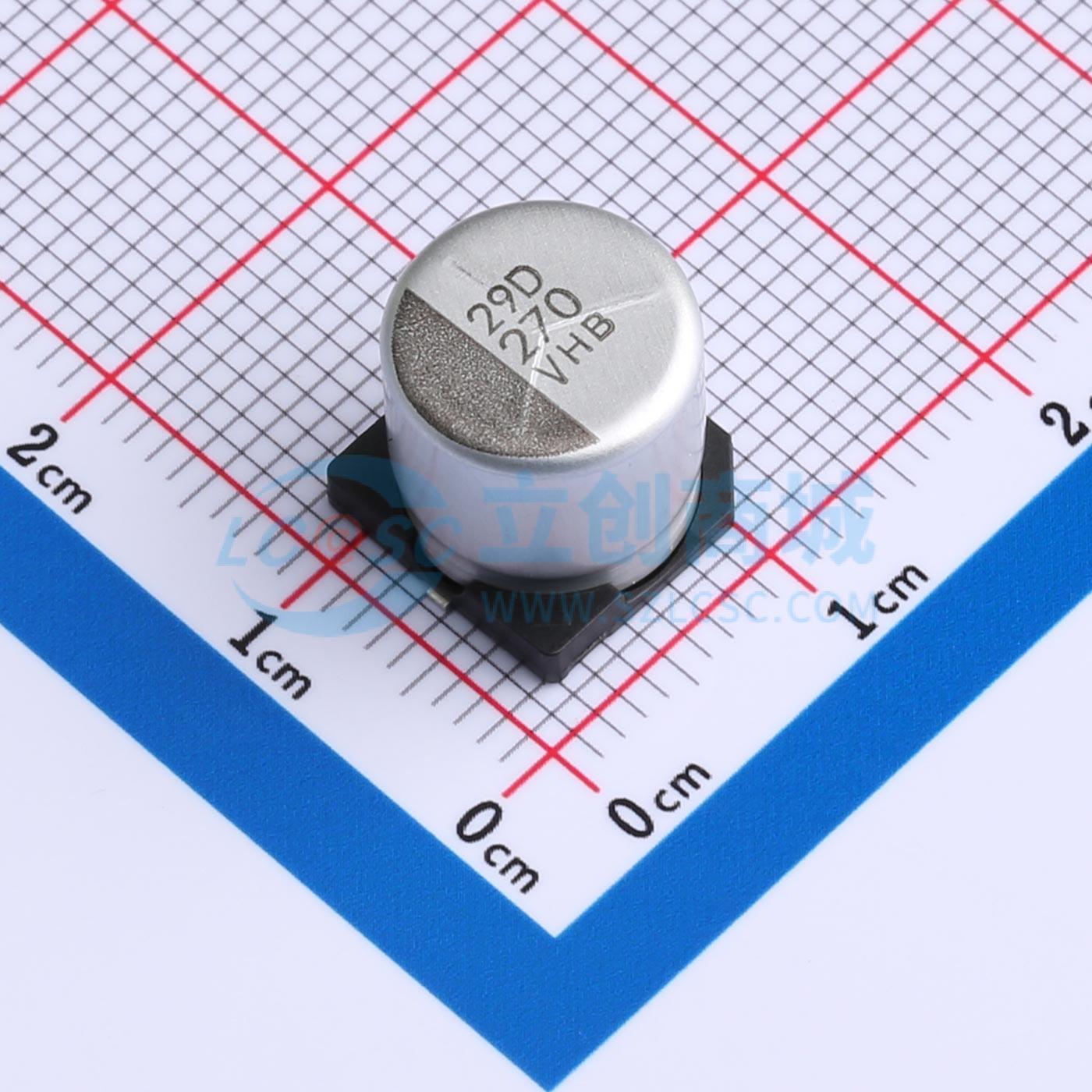 点击查看大图 HHXB350ARA271MJA0G实物图