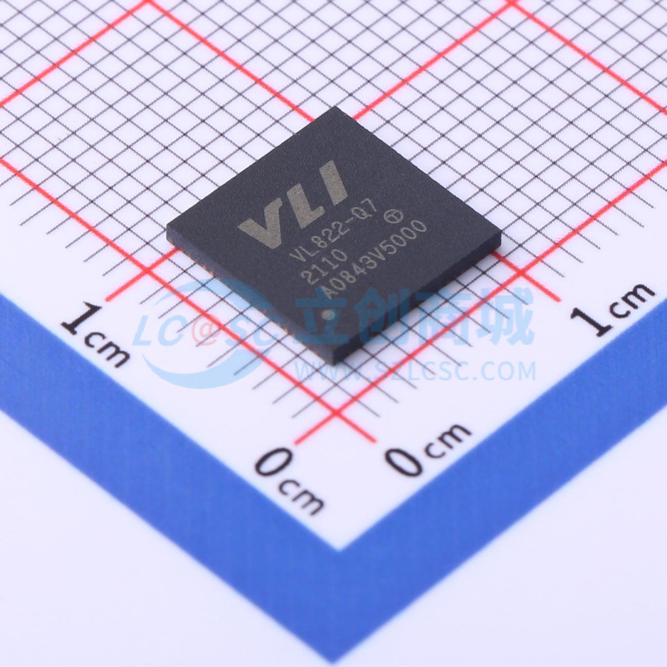 点击查看大图 VL822-QFN76实物图