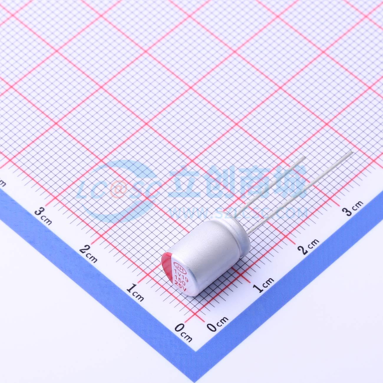 PCR1ECS151MB12LL35WP实物图