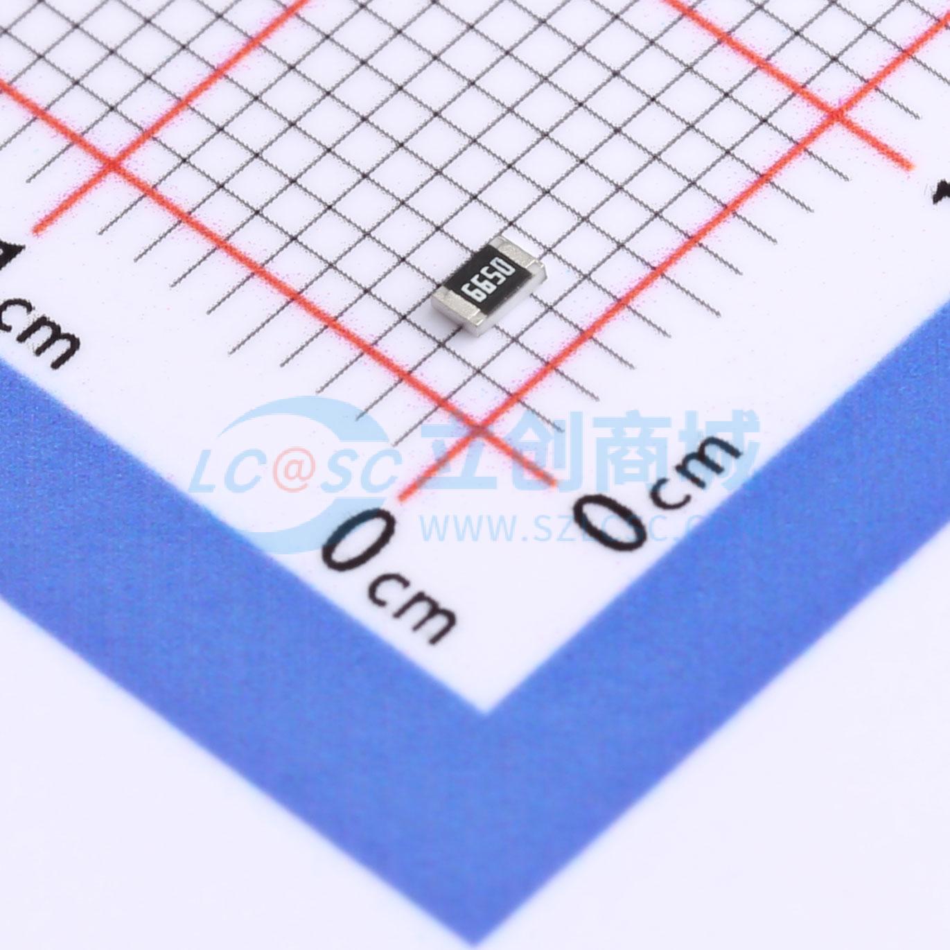 点击查看大图 FRC0805F6650TS实物图