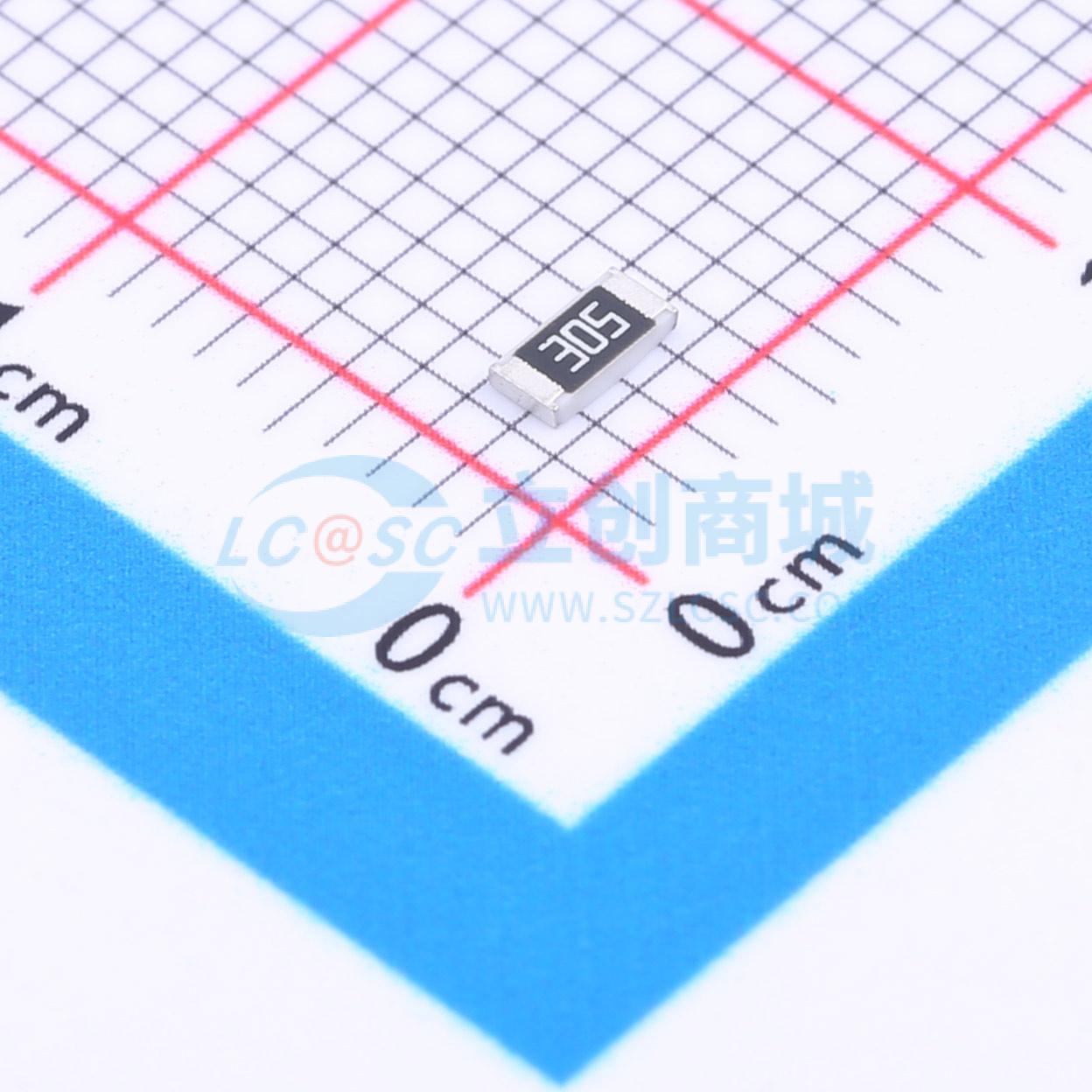 点击查看大图 FRC1206J305 TS实物图