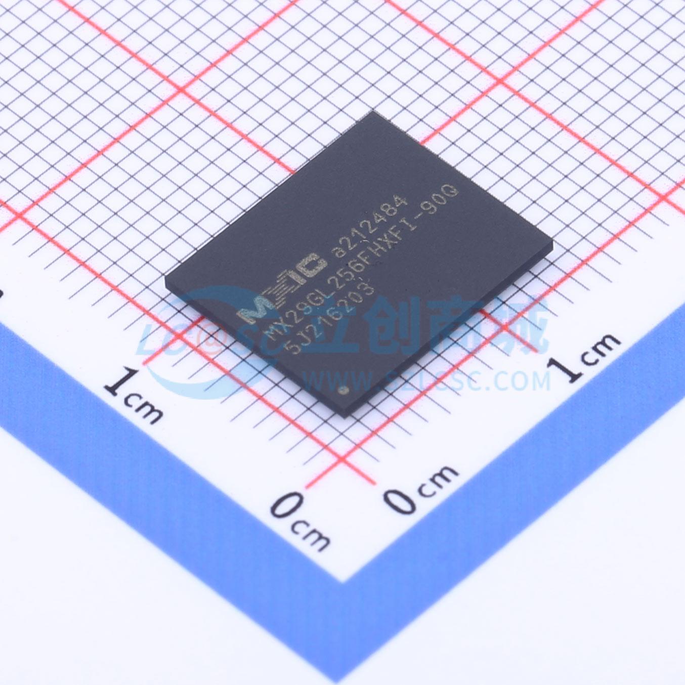 点击查看大图 MX29GL256FHXFI-90Q实物图