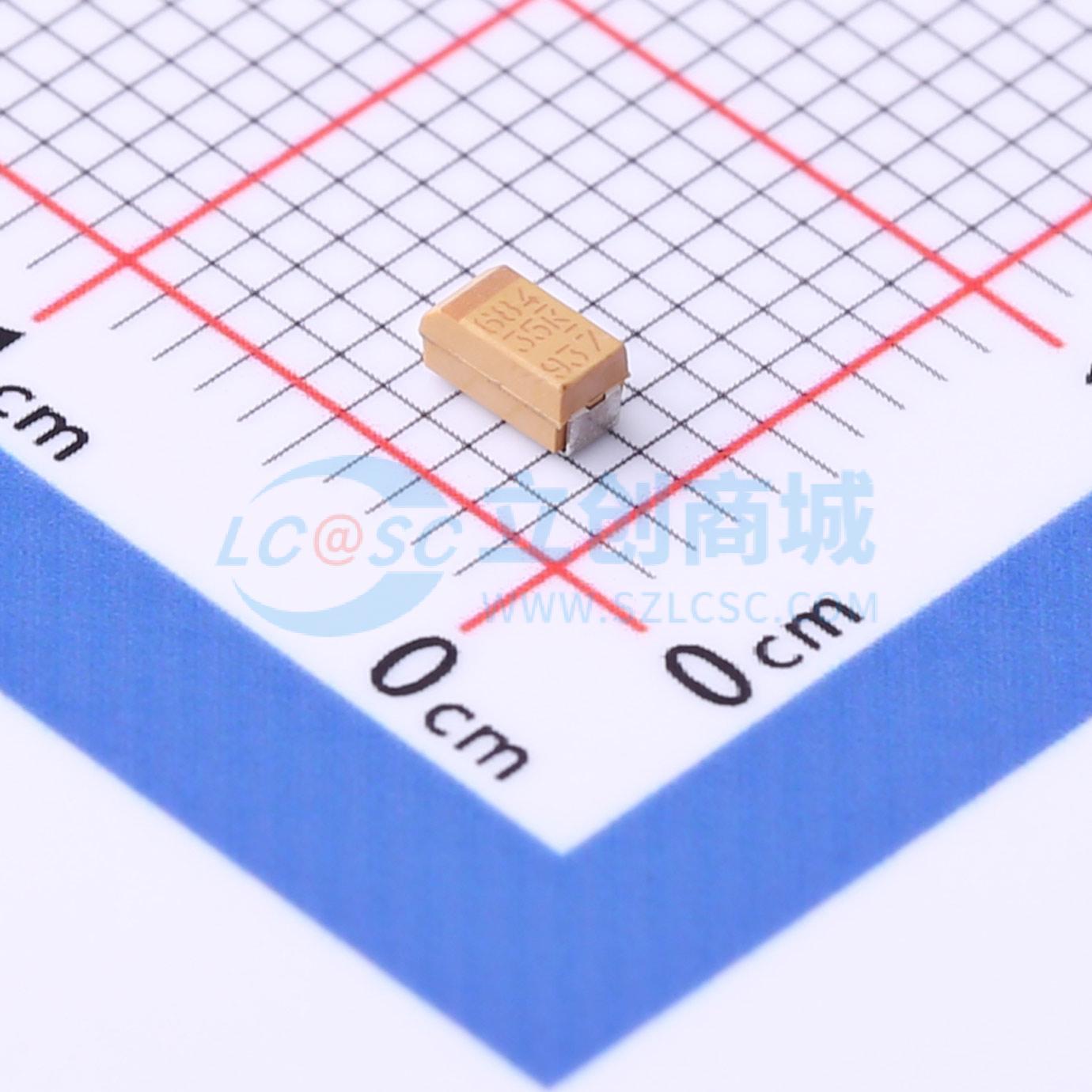 点击查看大图 T491A684M035AT实物图